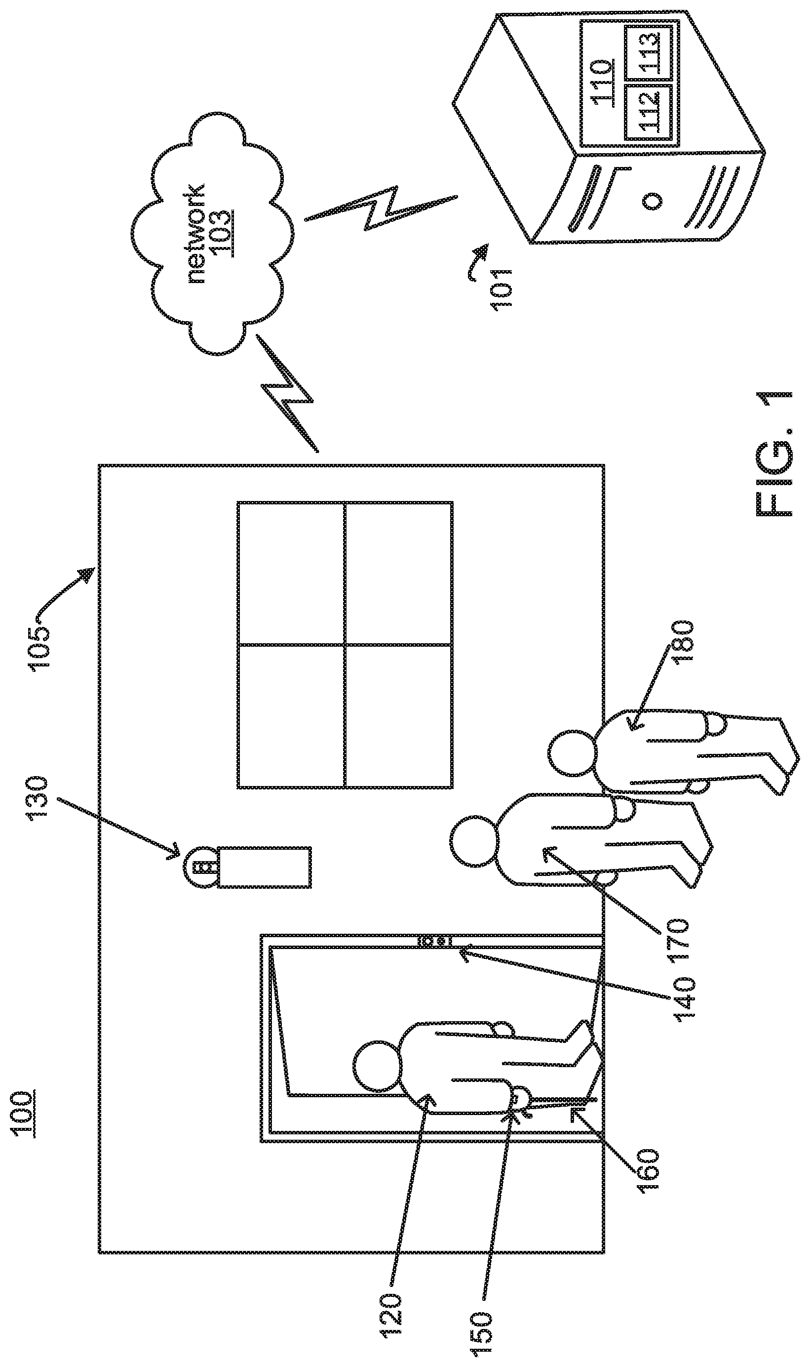 Patent US11783948 Figure 1 – Cognitive evaluation determined from social interactions