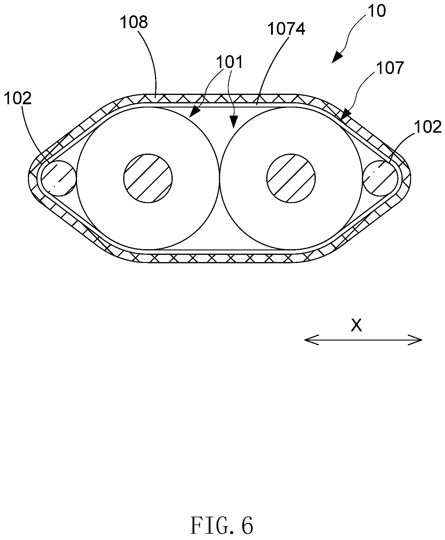 Patent US11783965 Figure 6 – Flat cable assembly