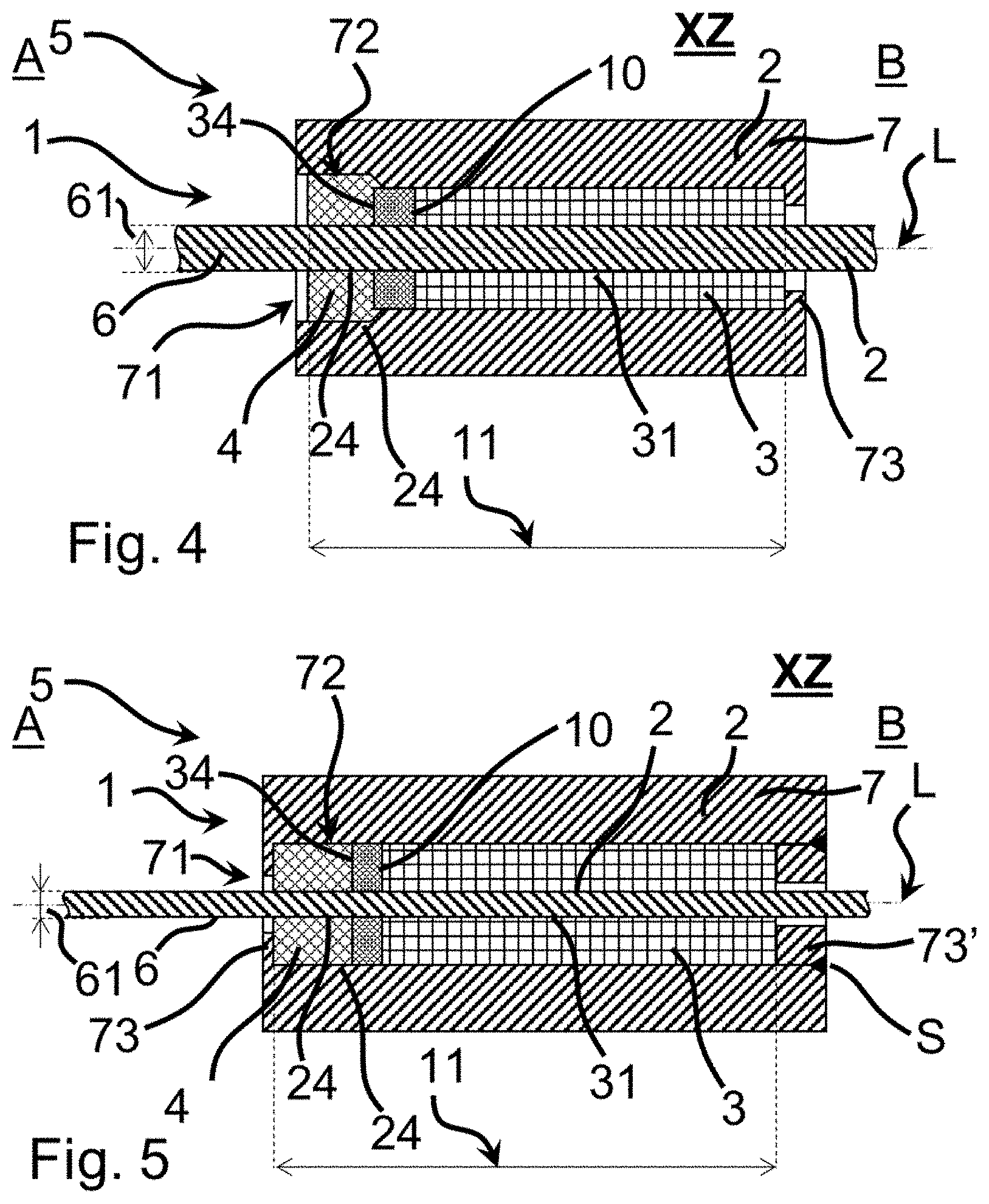 Patent US11783971 Figure 2 – Joint, electrical feedthrough, and sensor