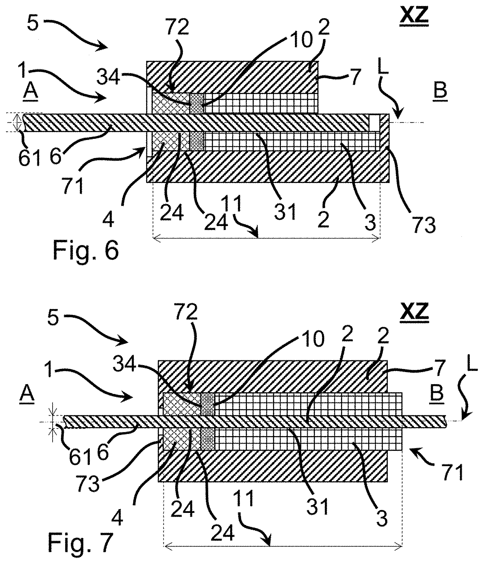 Patent US11783971 Figure 3 – Joint, electrical feedthrough, and sensor