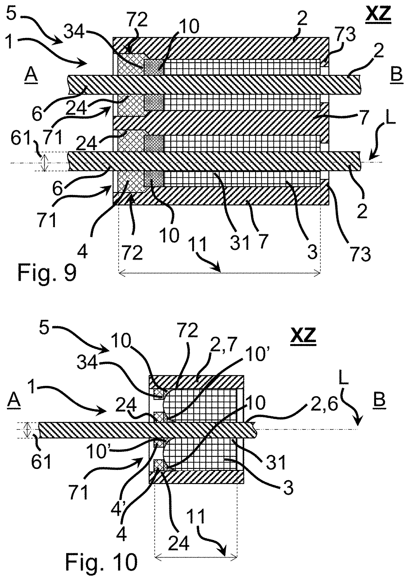 Patent US11783971 Figure 5 – Joint, electrical feedthrough, and sensor
