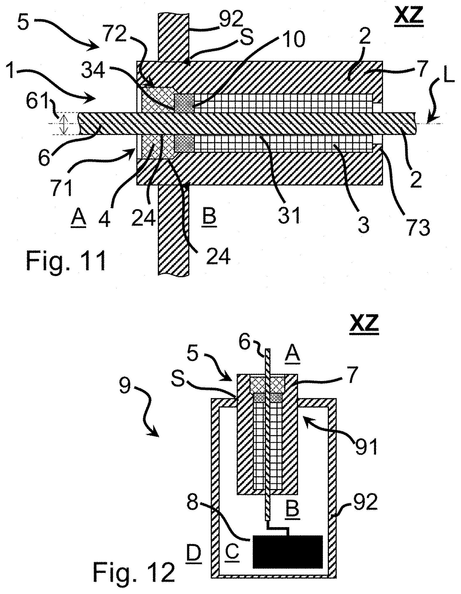 Patent US11783971 Figure 6 – Joint, electrical feedthrough, and sensor