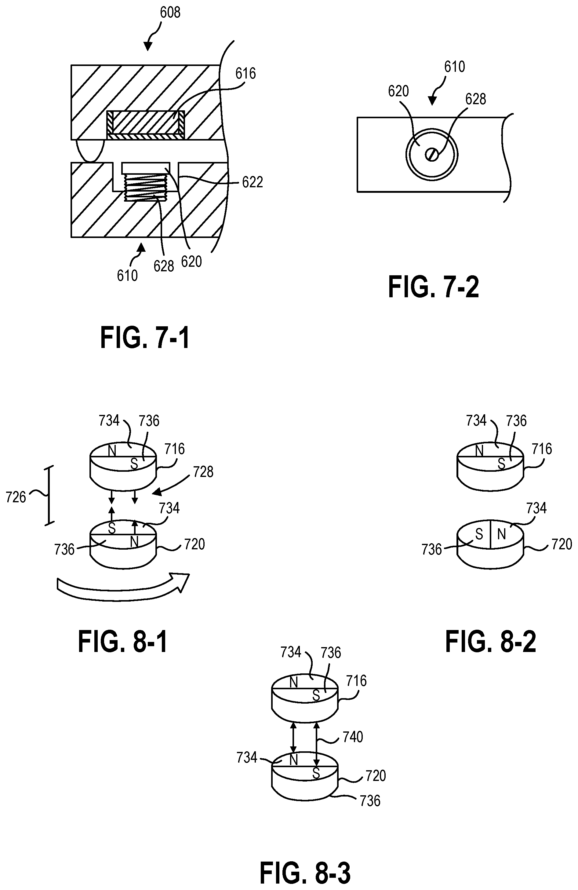 Patent US11783978 Figure 4 – Adjustable closure magnet for hinged device with assisted open