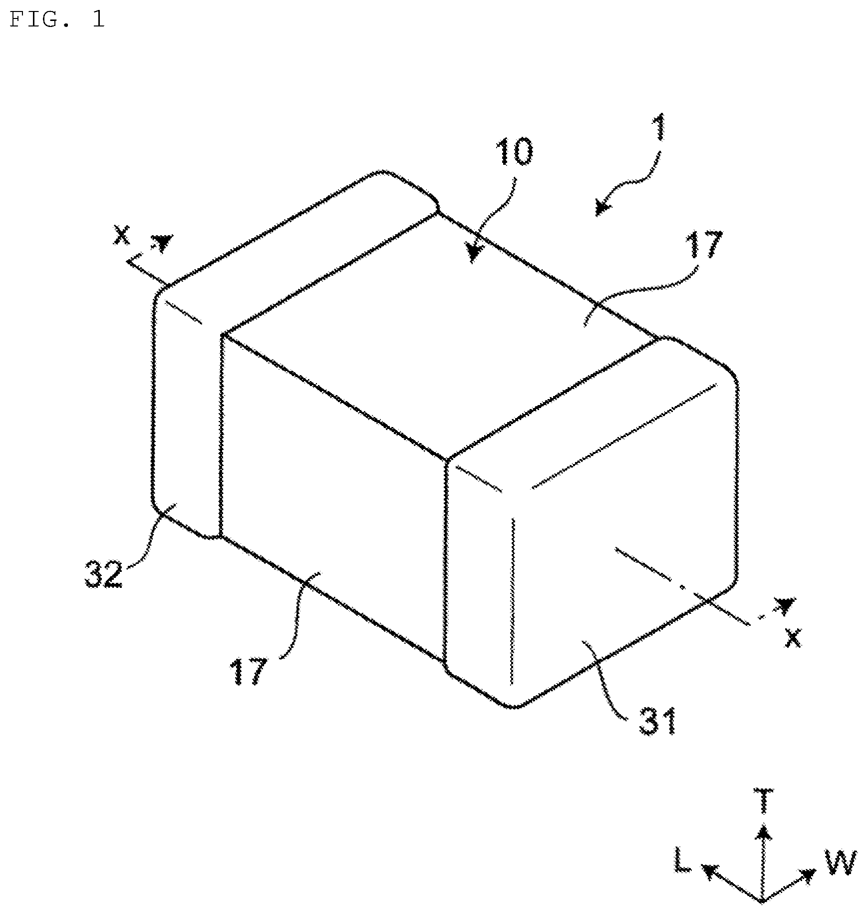 Patent US11783981 Figure 1 – Coil component