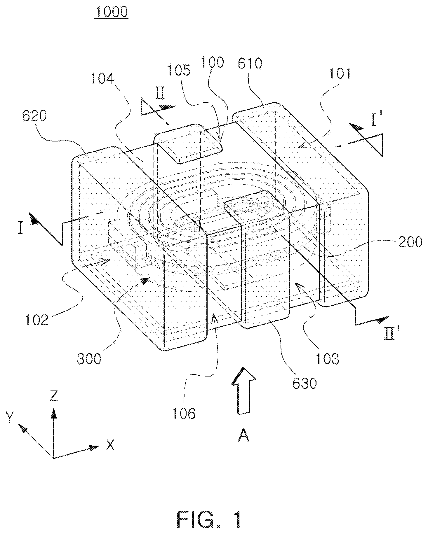 Patent US11783982 Figure 1 – Coil component