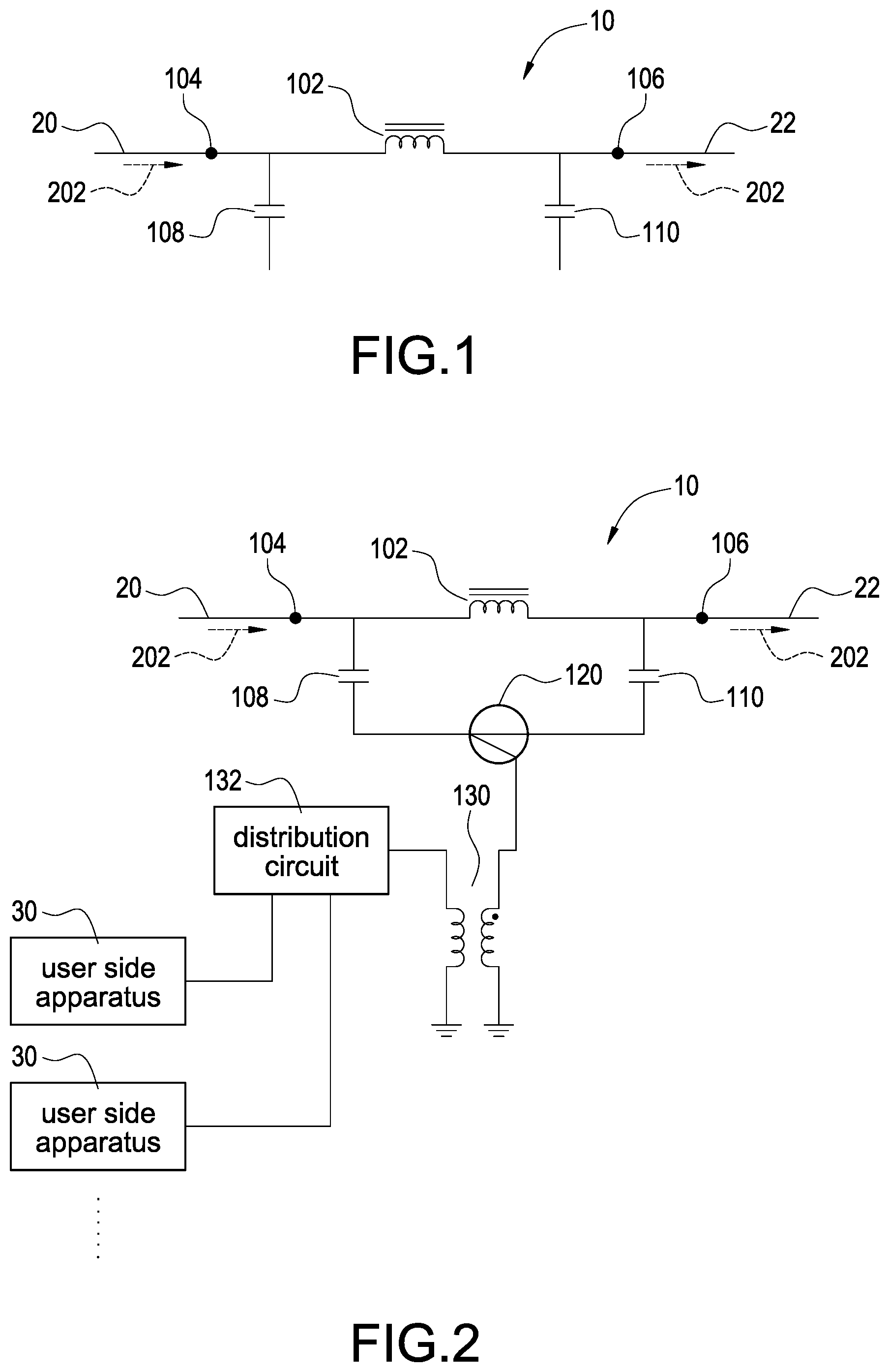 Patent US11783985 Figure 1 – Cable television apparatus with improved choke