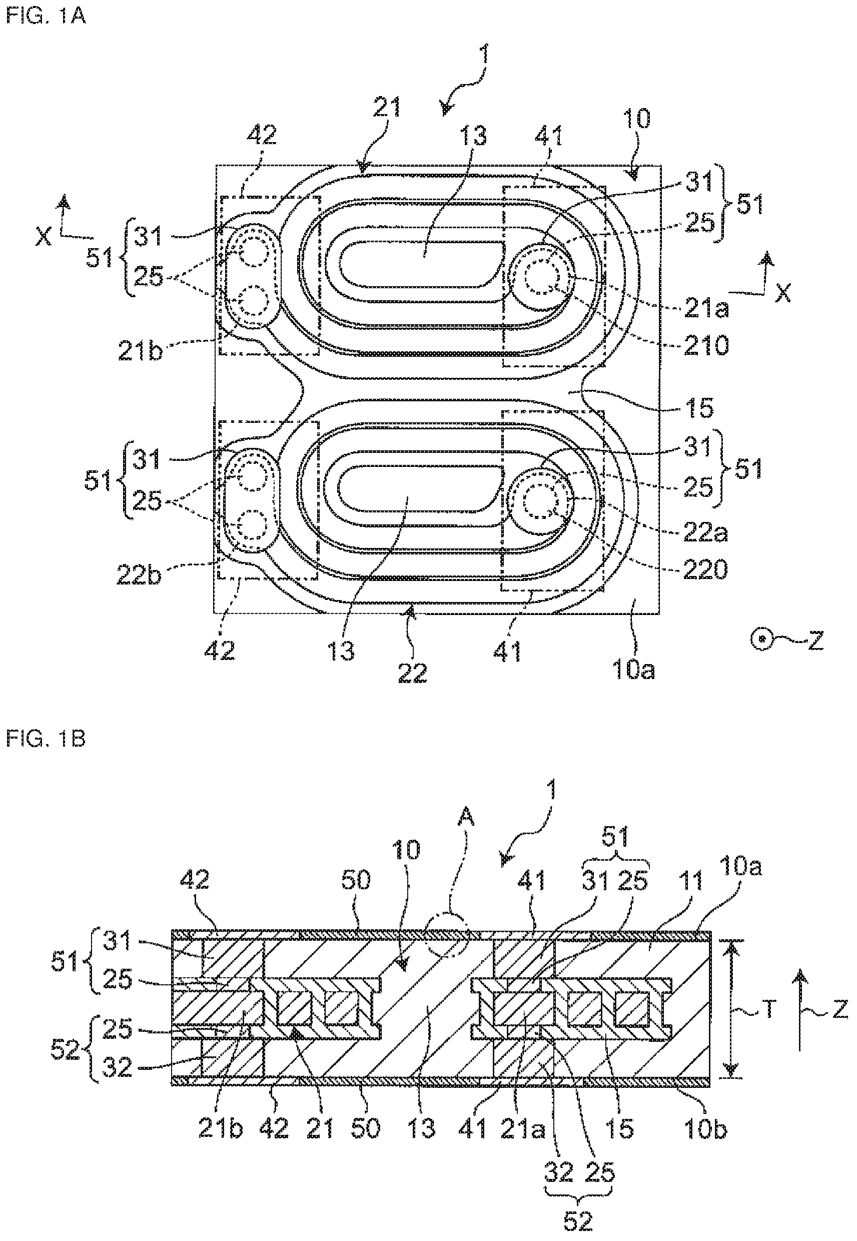 Patent US11783994 Figure 1 – Inductor array component and inductor array component built-in substrate