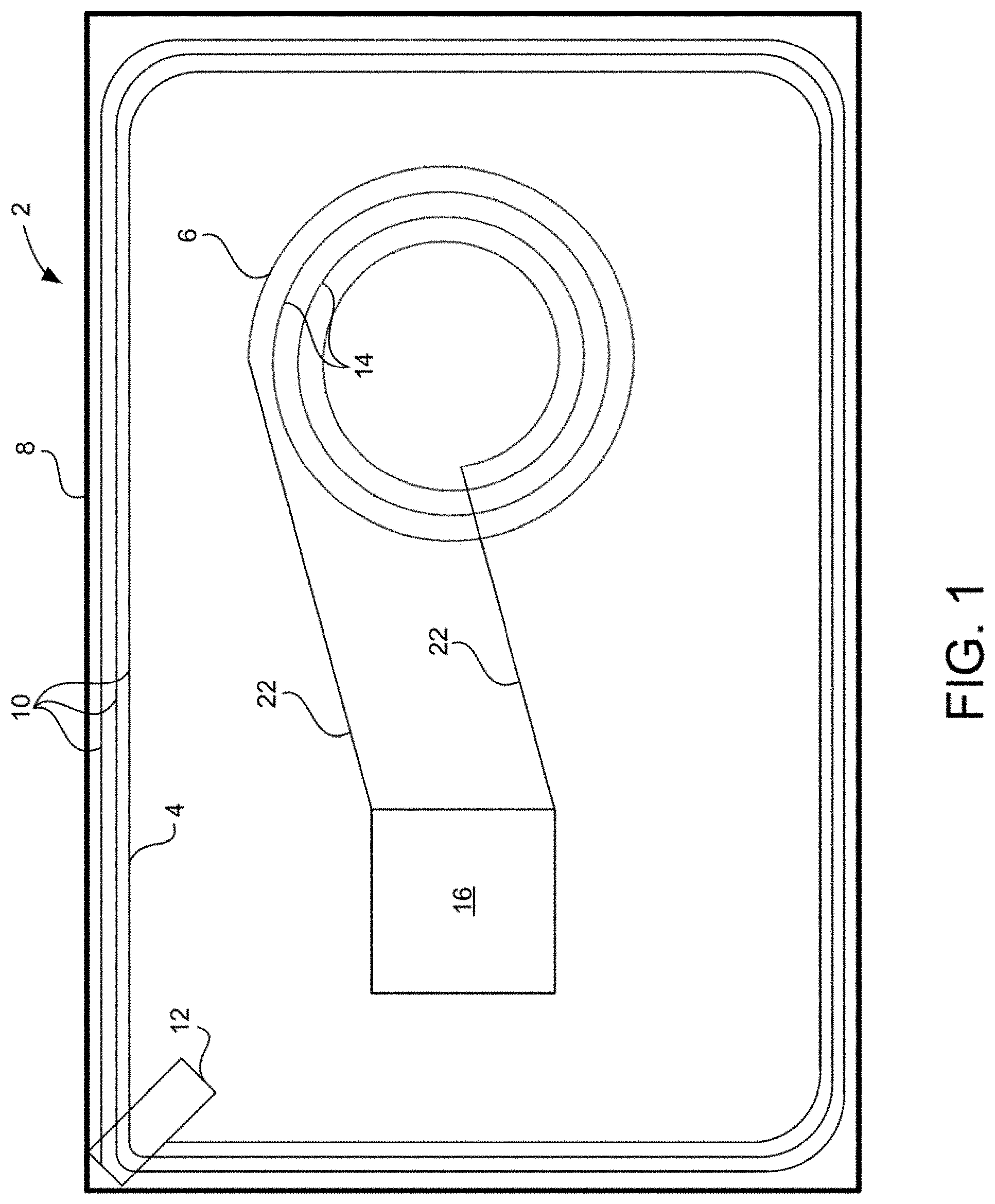 Patent US11783997 Figure 1 – Multiple interface electronic card