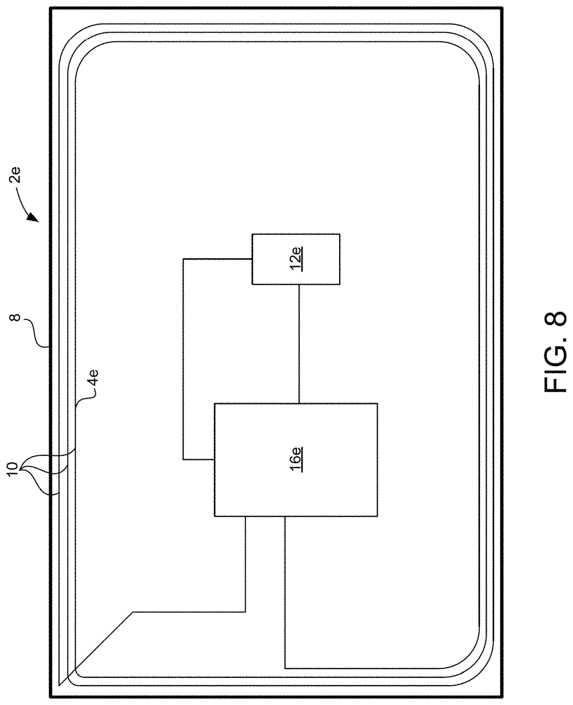 Patent US11783997 Figure 8 – Multiple interface electronic card