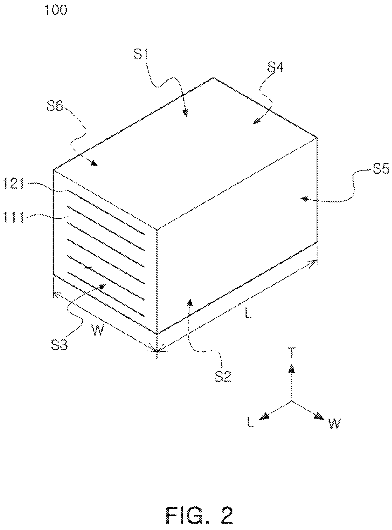 Patent US11784001 Figure 2 – Multilayer ceramic electronic component