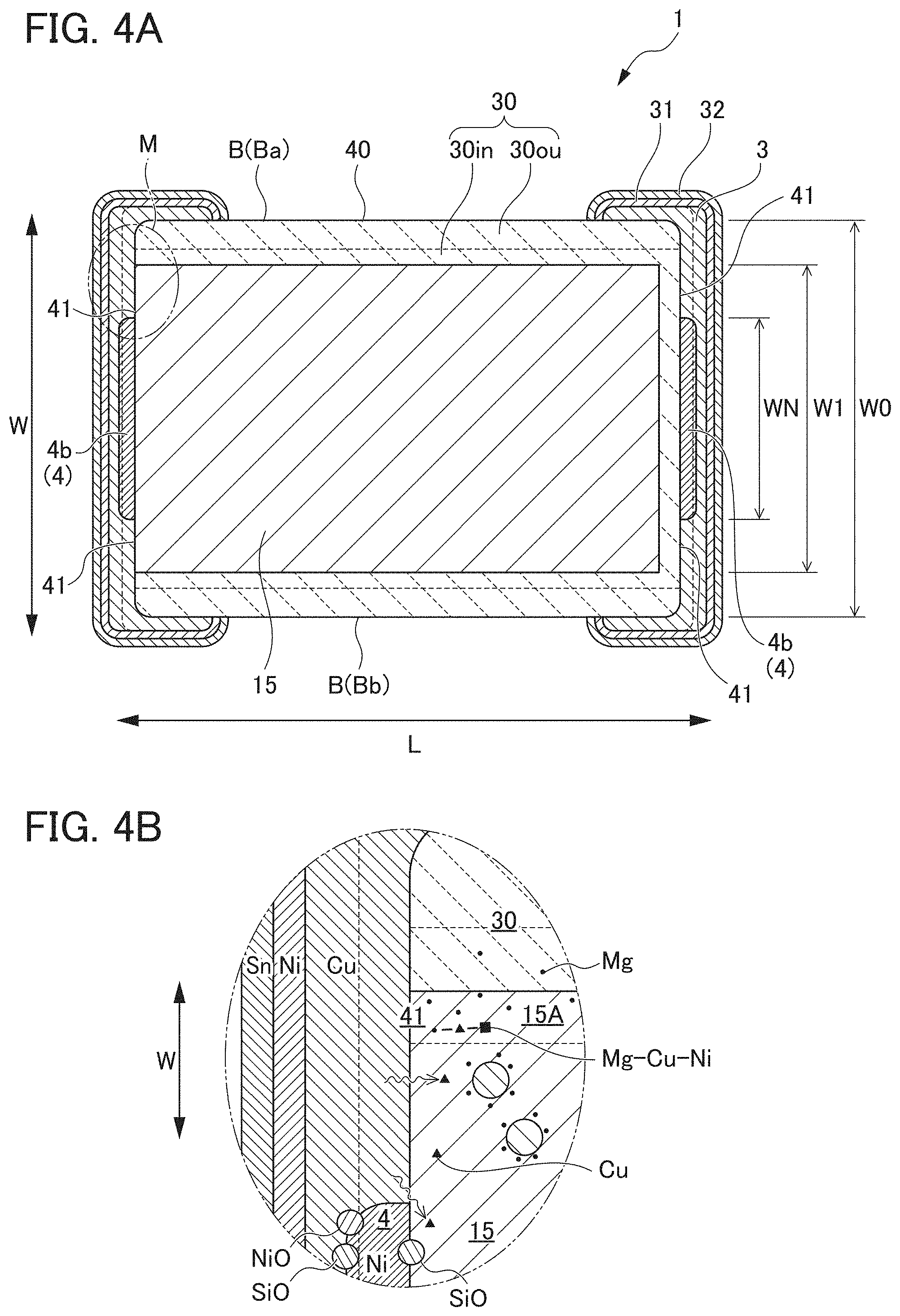 Patent US11784003 Figure 4 – Electronic component