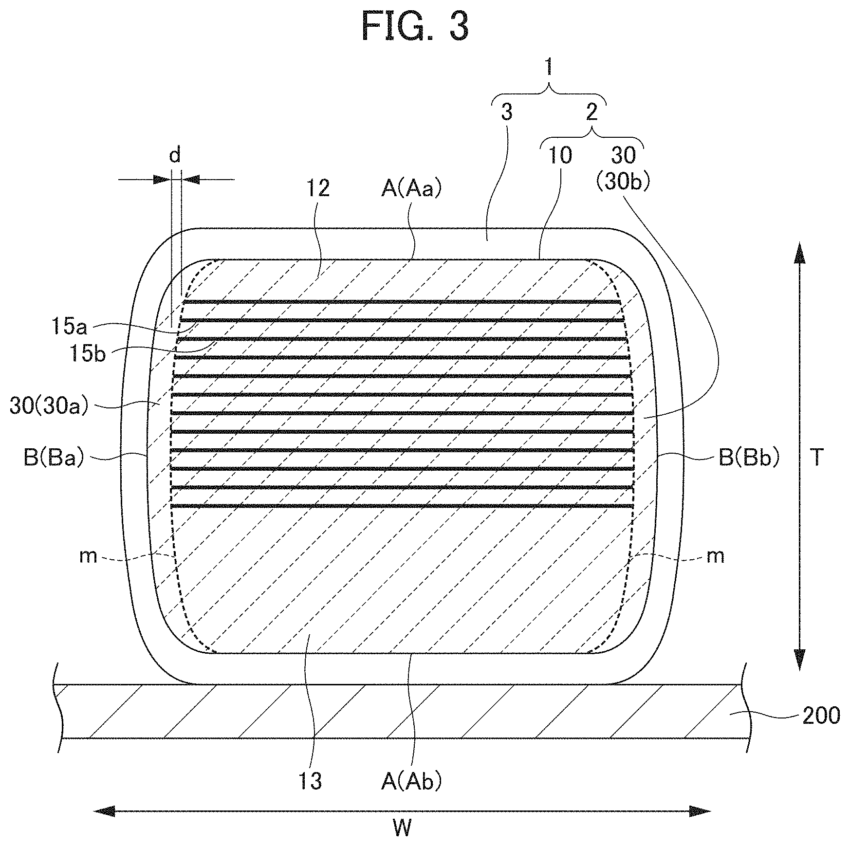 Patent US11784006 Figure 3 – Multilayer ceramic capacitor