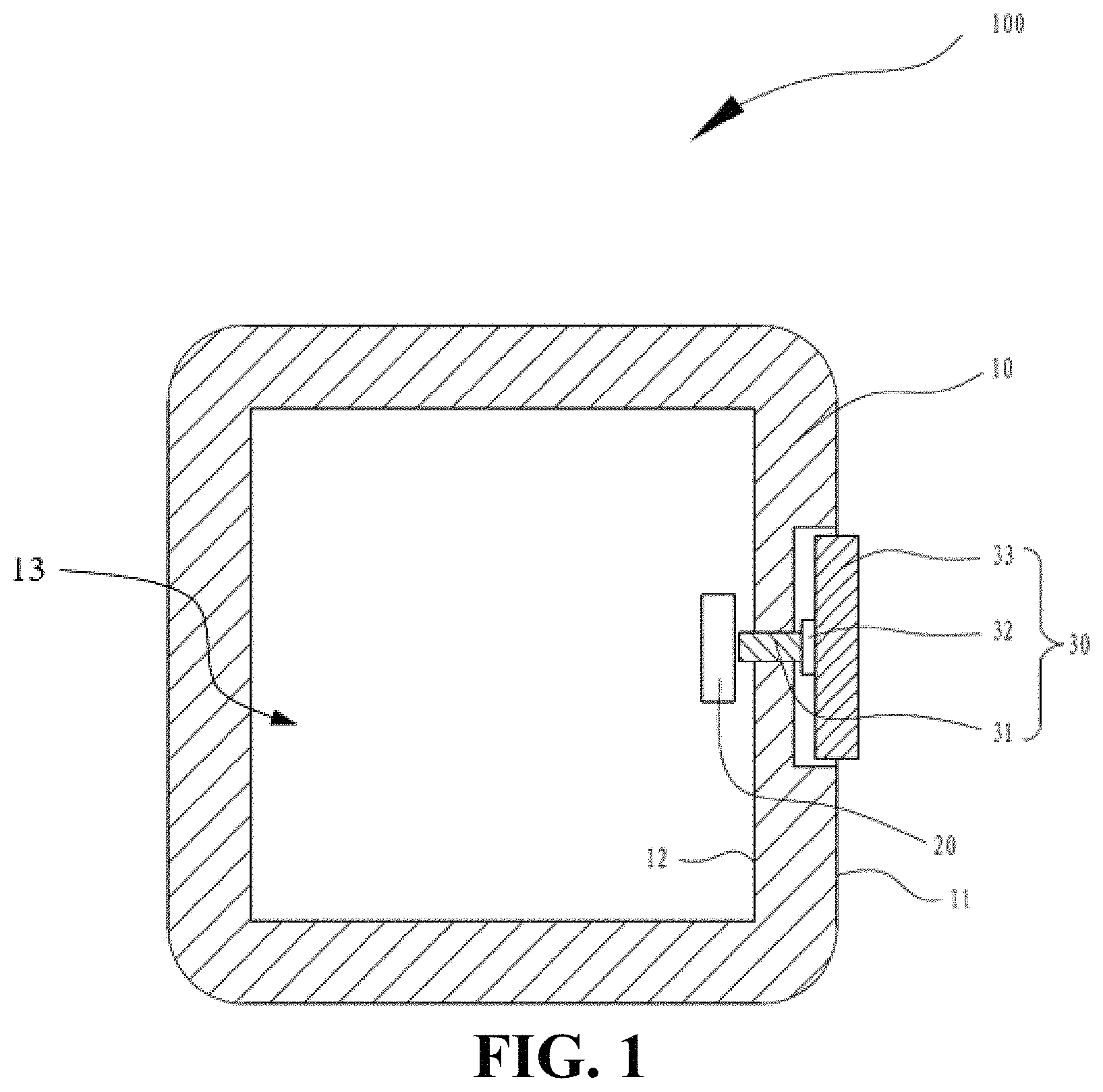 Patent US11784012 Figure 1 – Electronic device