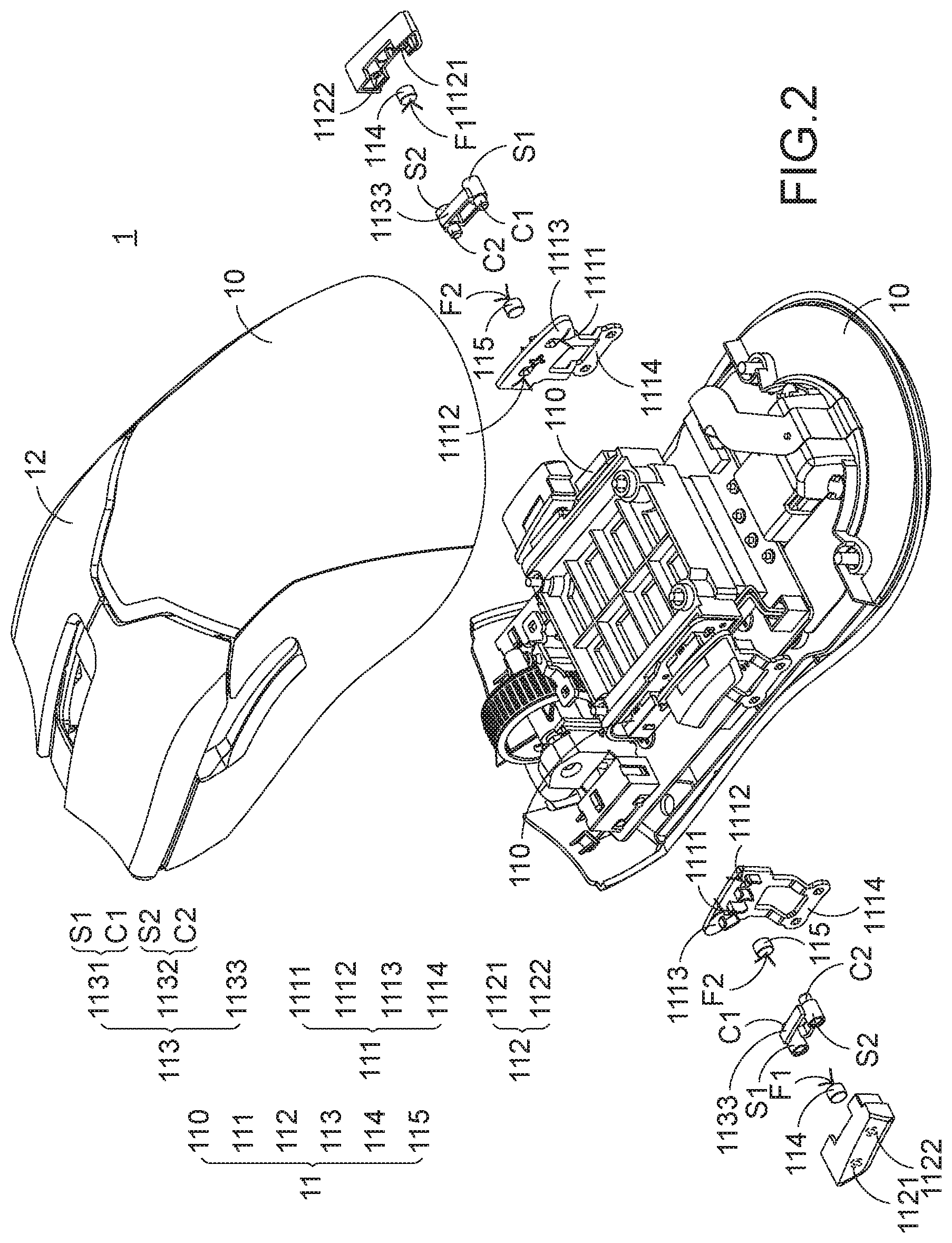 Patent US11784013 Figure 2 – Mouse device