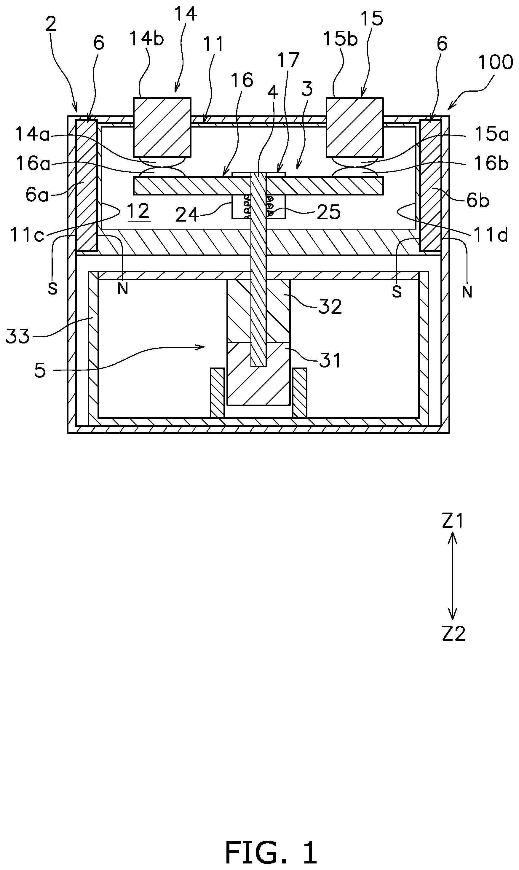 Patent US11784017 Figure 1 – Electromagnetic relay