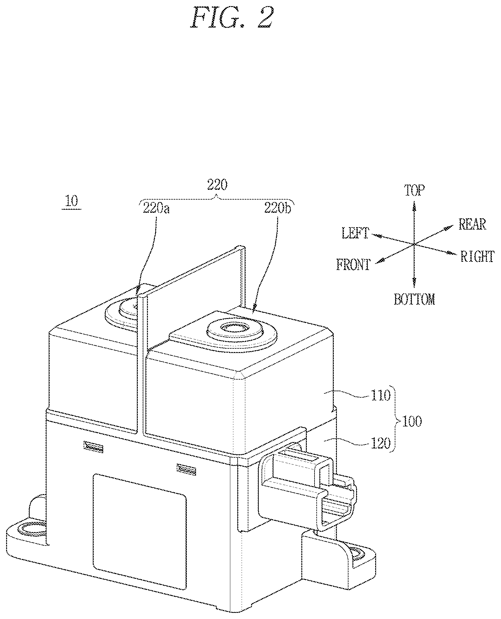Patent US11784018 Figure 2 – Arc path formation unit and direct current relay including same