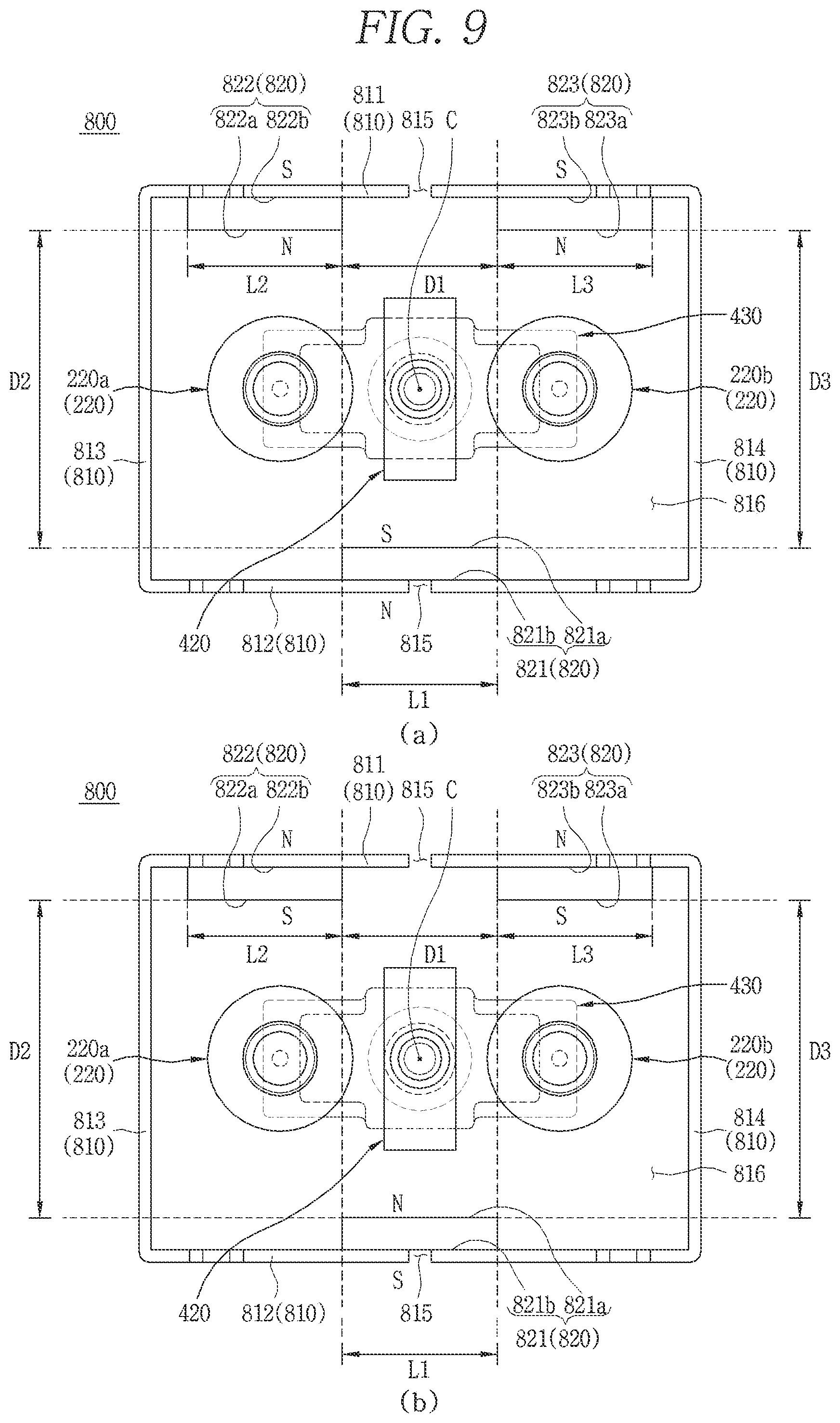 Patent US11784018 Figure 9 – Arc path formation unit and direct current relay including same