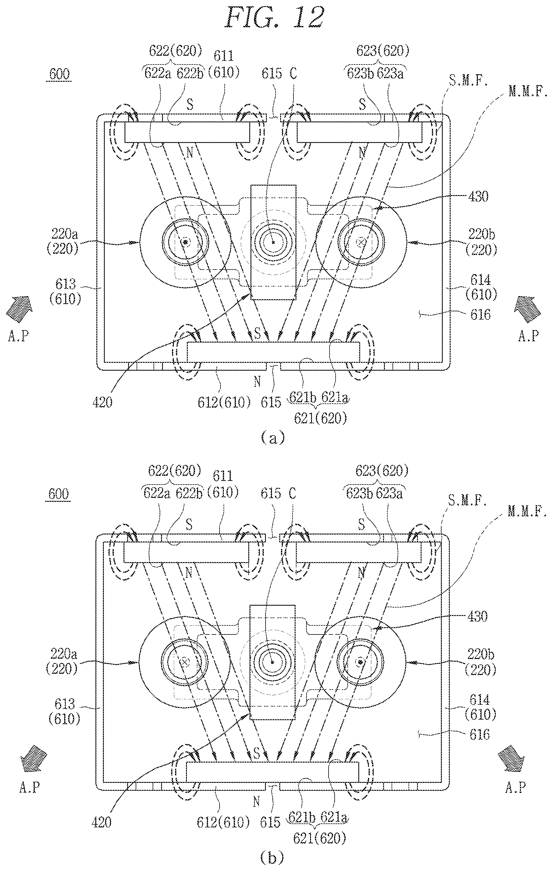 Patent US11784018 Figure 12 – Arc path formation unit and direct current relay including same