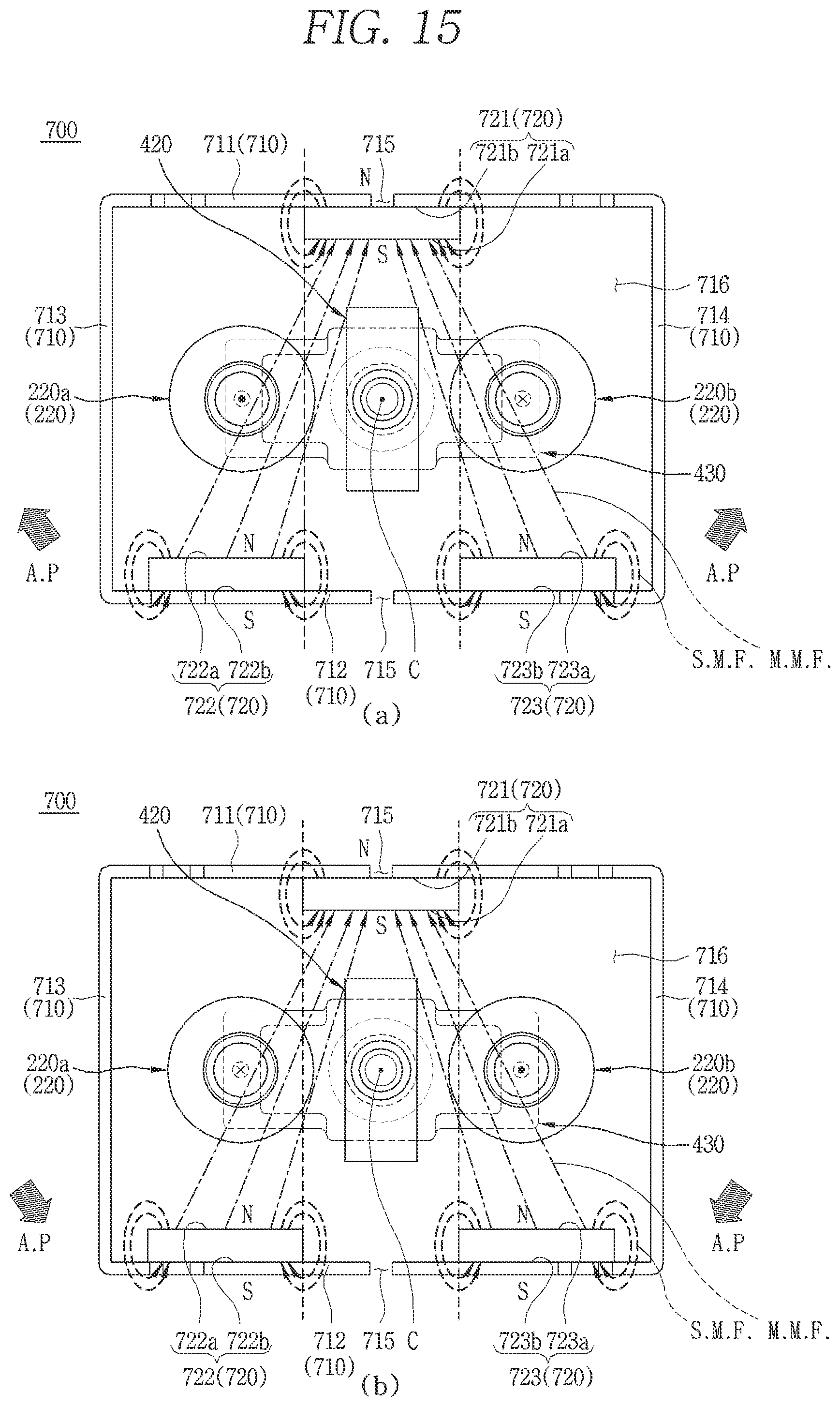 Patent US11784018 Figure 15 – Arc path formation unit and direct current relay including same