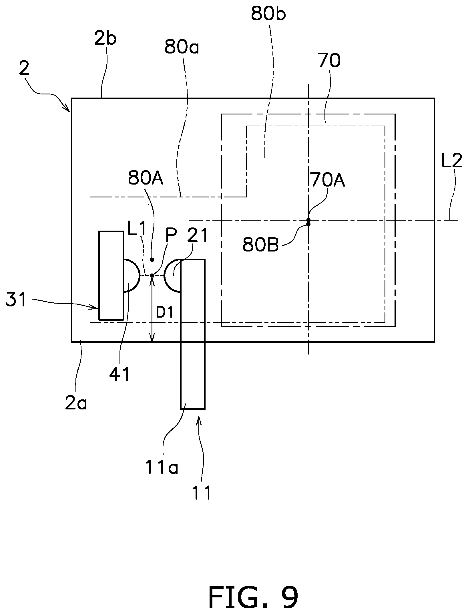Patent US11784019 Figure 9 – Electromagnetic relay with magnetic arc extension