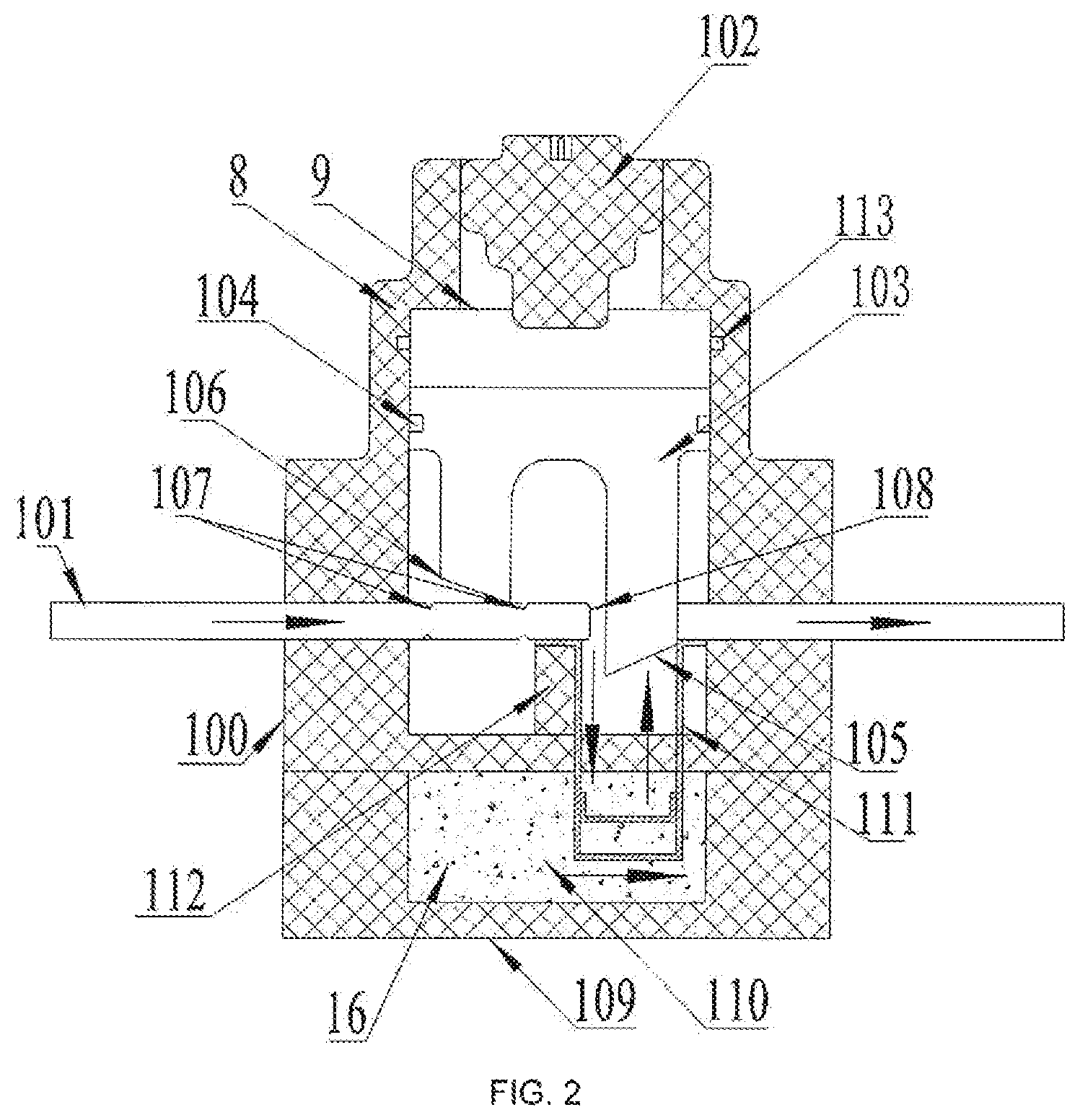Patent US11784021 Figure 2 – Mechanical breaking and fusing combined multi-fracture excitation fuse