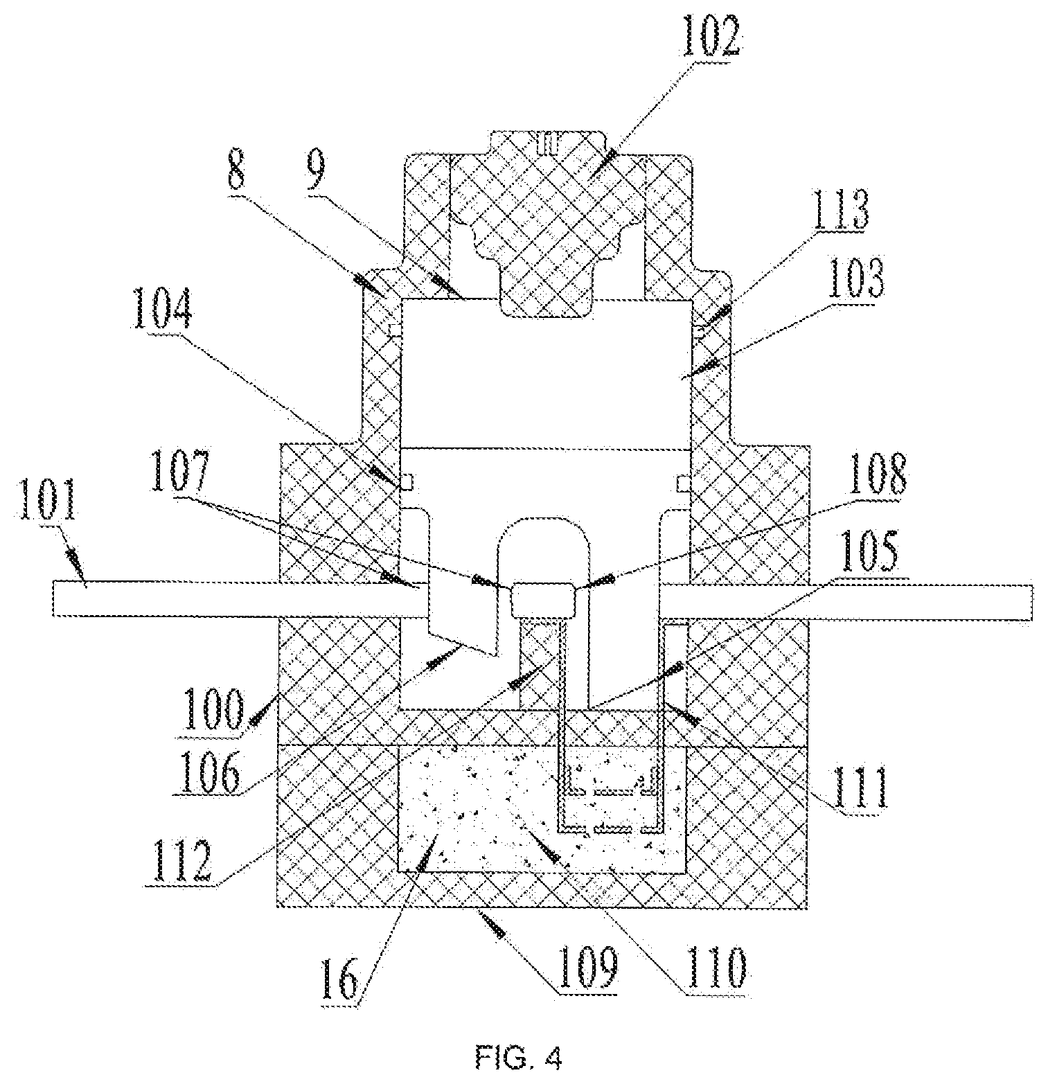 Patent US11784021 Figure 4 – Mechanical breaking and fusing combined multi-fracture excitation fuse