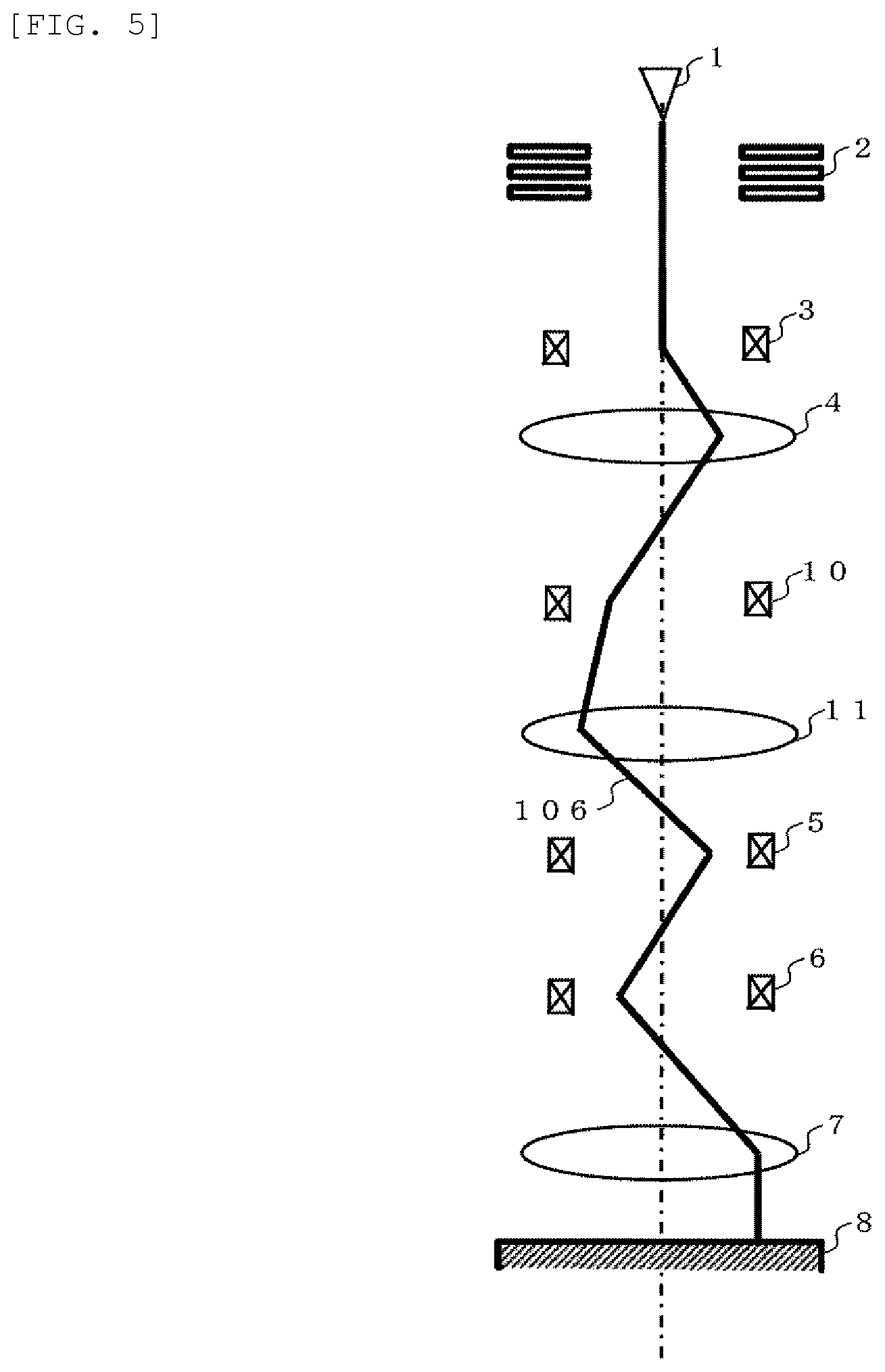 Patent US11784023 Figure 5 – Charged particle beam apparatus