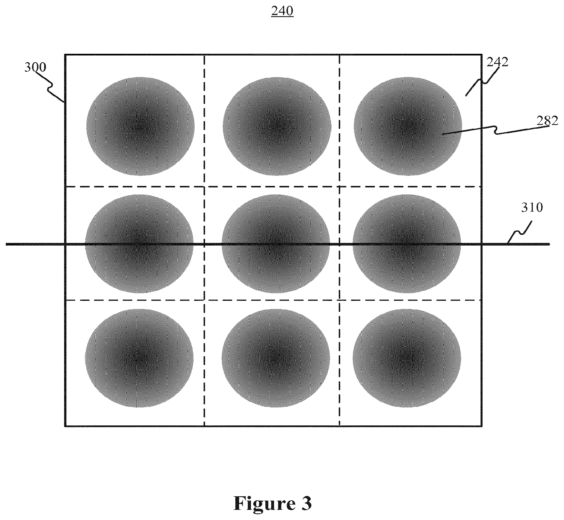Patent US11784024 Figure 3 – Multi-cell detector for charged particles