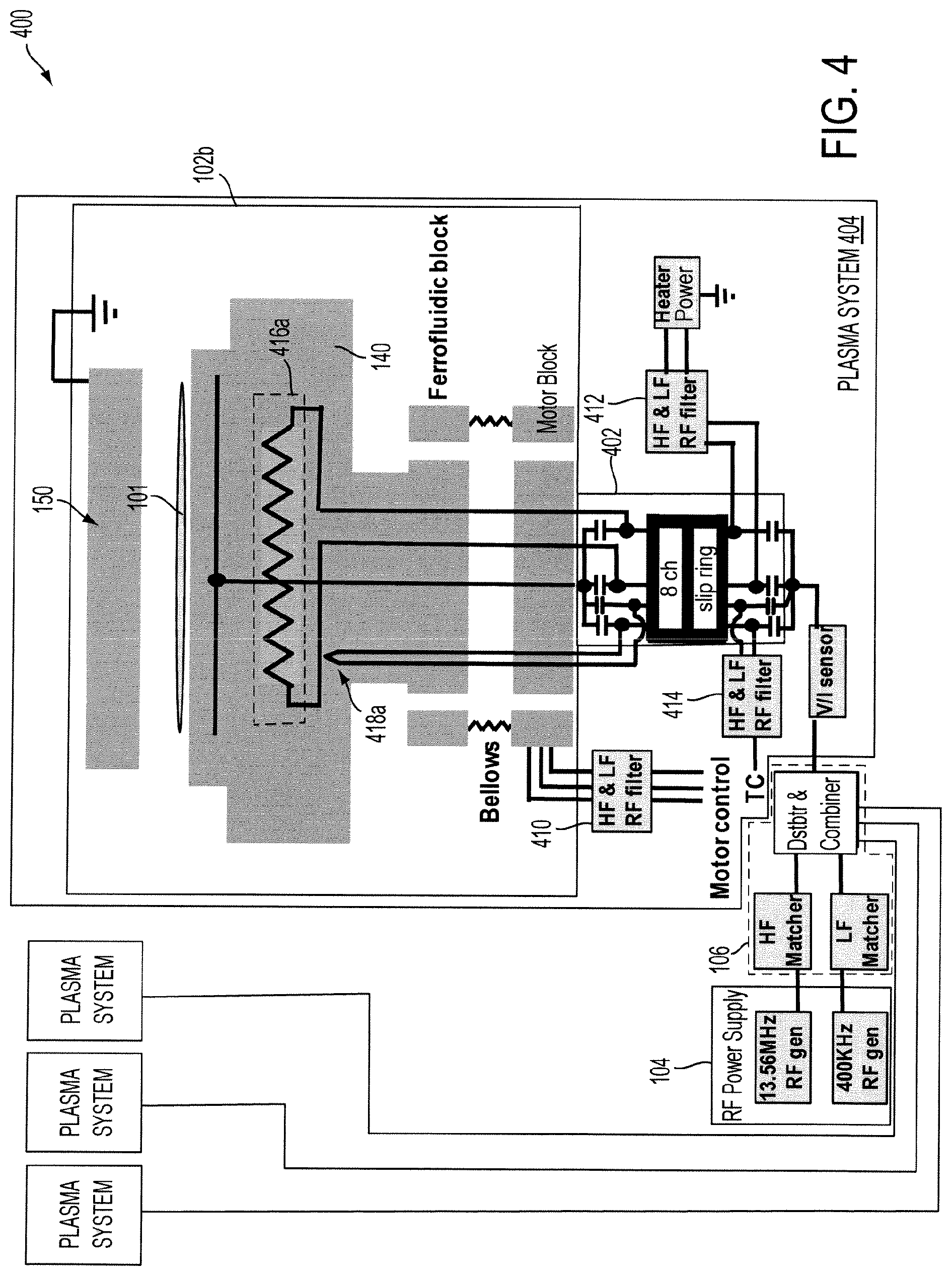 Patent US11784027 Figure 3 – Apparatuses and methods for avoiding electrical breakdown from RF terminal to adjacent non-RF terminal