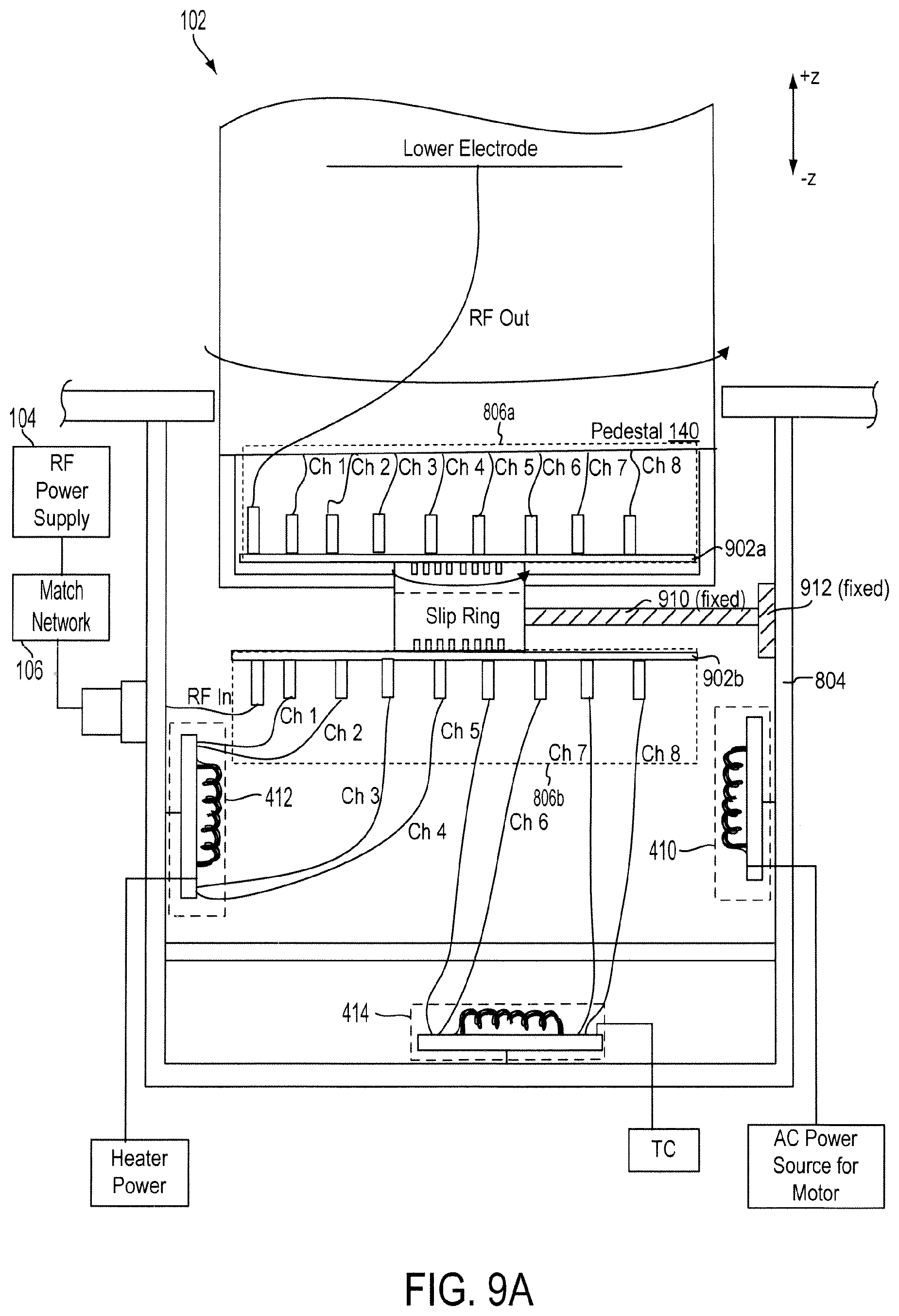 Patent US11784027 Figure 13 – Apparatuses and methods for avoiding electrical breakdown from RF terminal to adjacent non-RF terminal