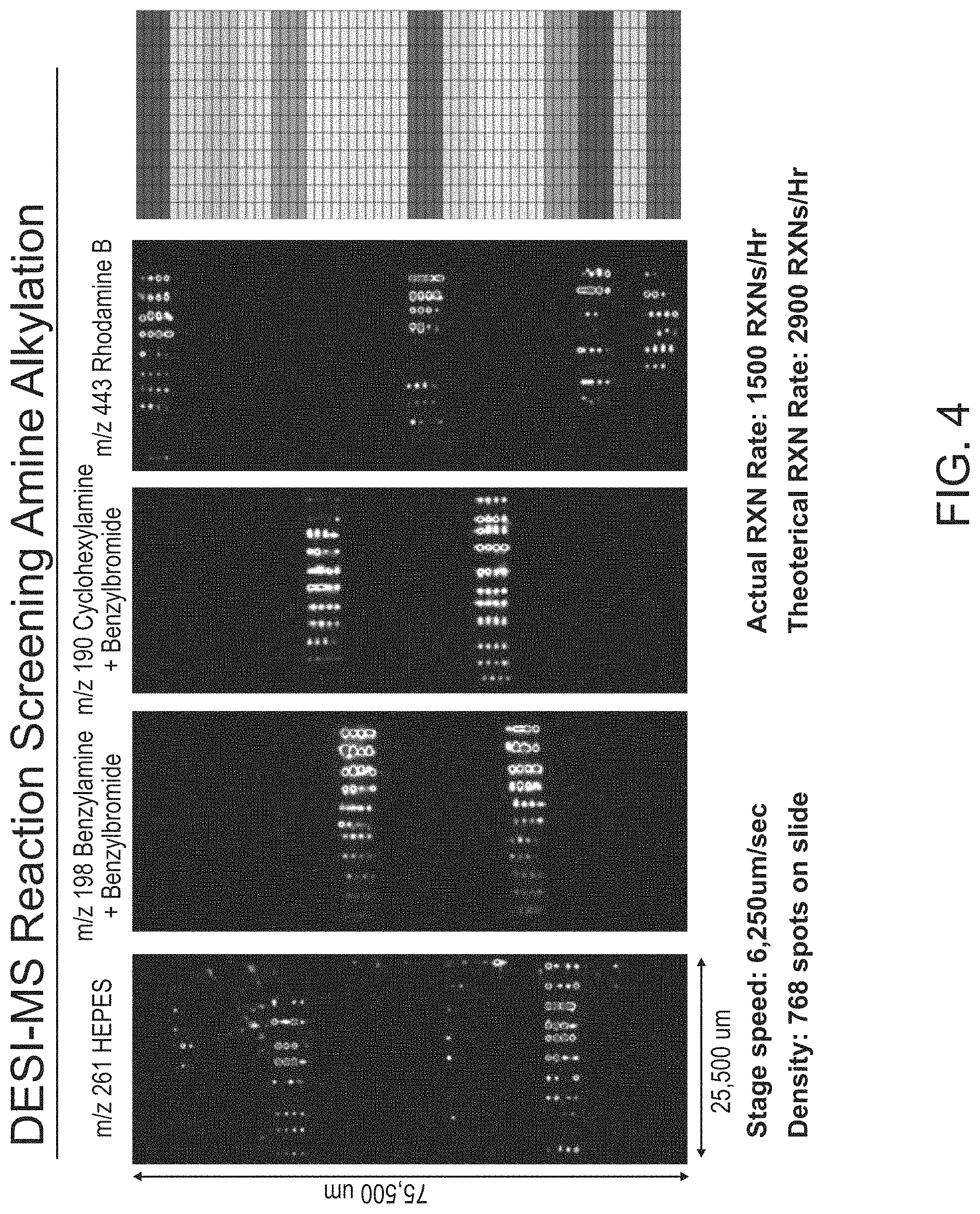 Patent US11784035 Figure 4 – Systems and methods for conducting reactions and screening for reaction products
