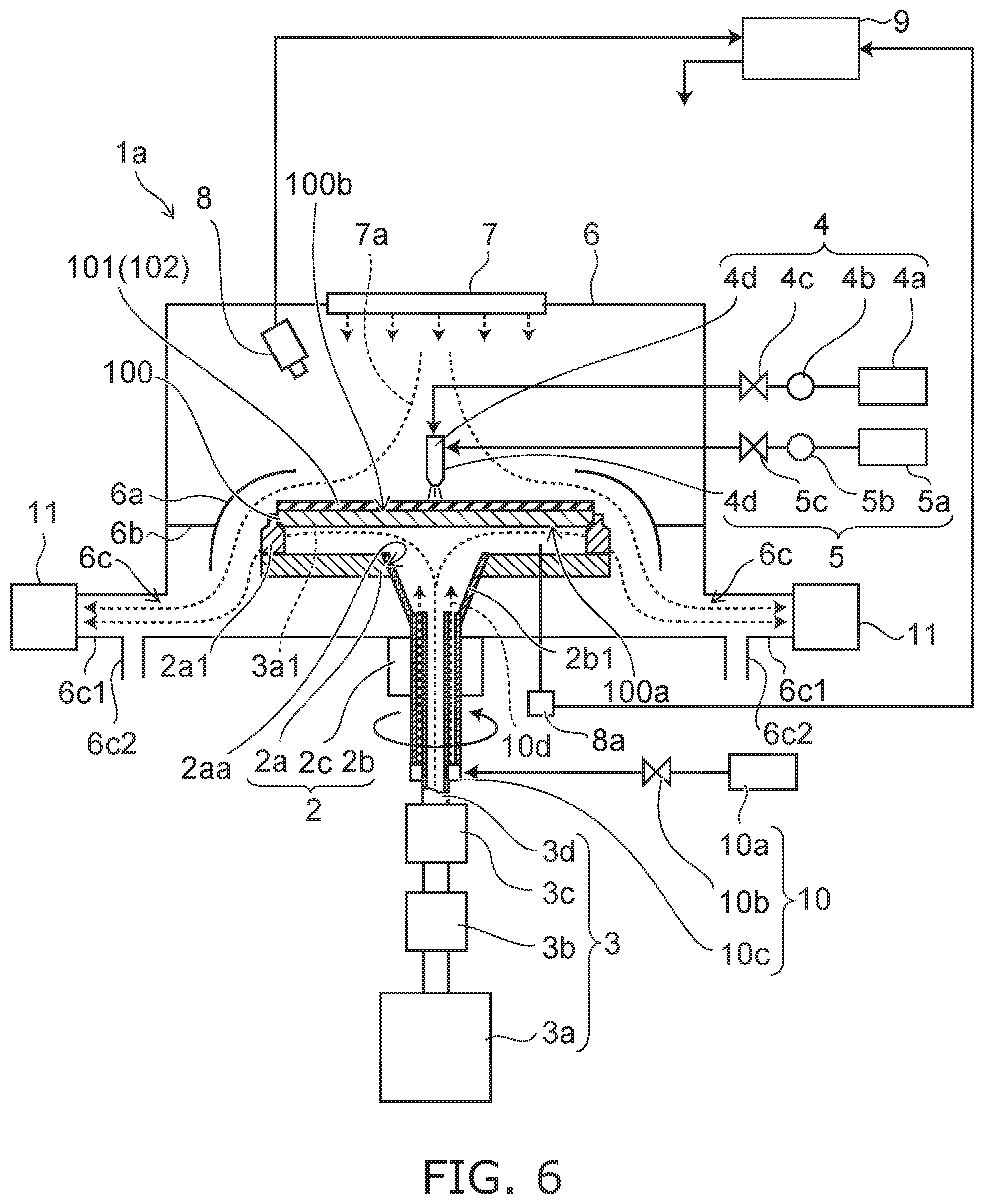 Patent US11784040 Figure 6 – Substrate treatment device