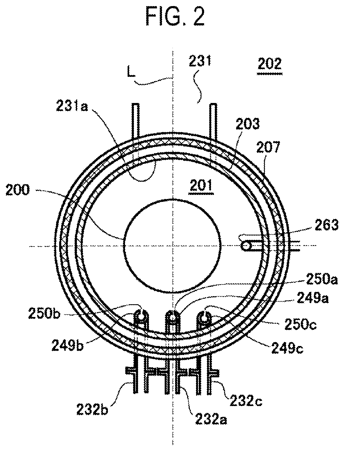 Patent US11784044 Figure 2 – Method of processing substrate, method of manufacturing semiconductor device, substrate processing apparatus, and recording medium