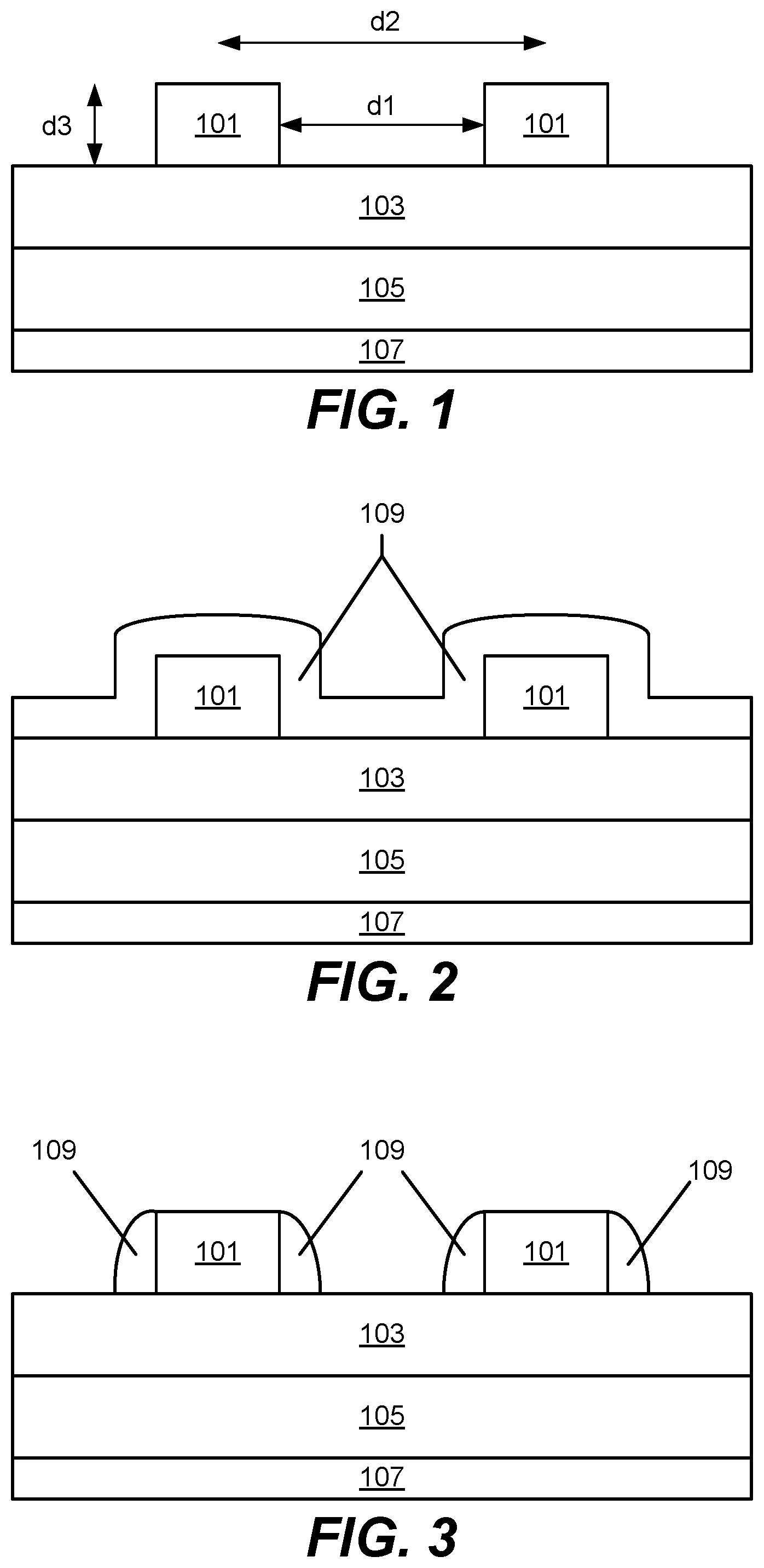 Patent US11784047 Figure 1 – Tin oxide thin film spacers in semiconductor device manufacturing