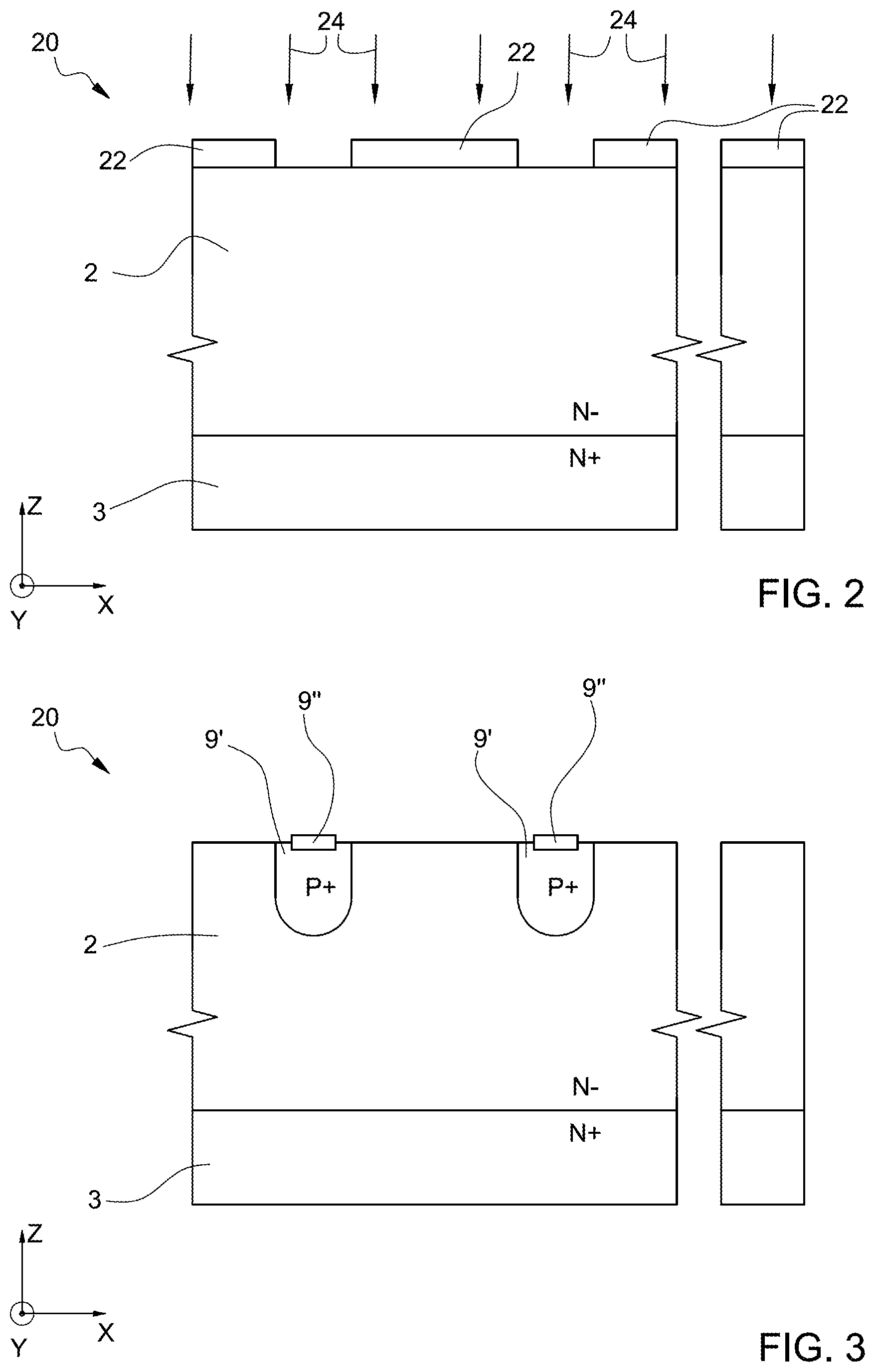 Patent US11784049 Figure 2 – Method for manufacturing a sic electronic device with reduced handling steps, and sic electronic device
