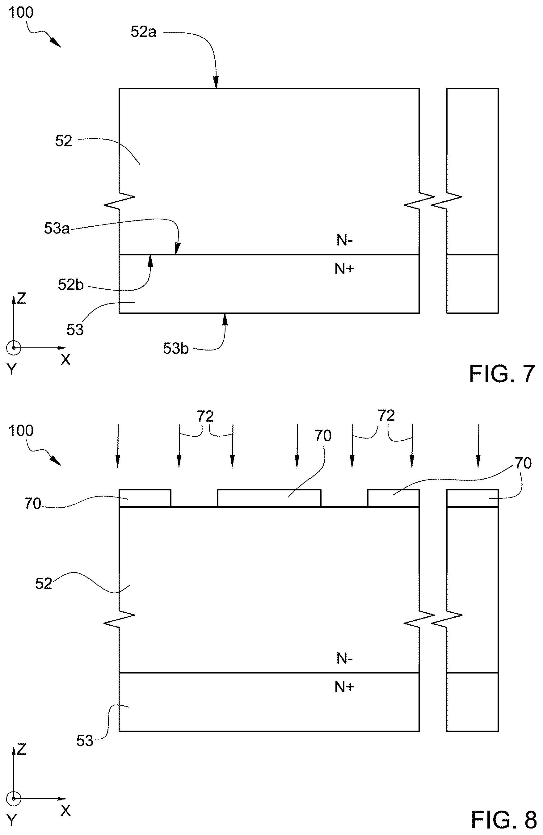 Patent US11784049 Figure 5 – Method for manufacturing a sic electronic device with reduced handling steps, and sic electronic device