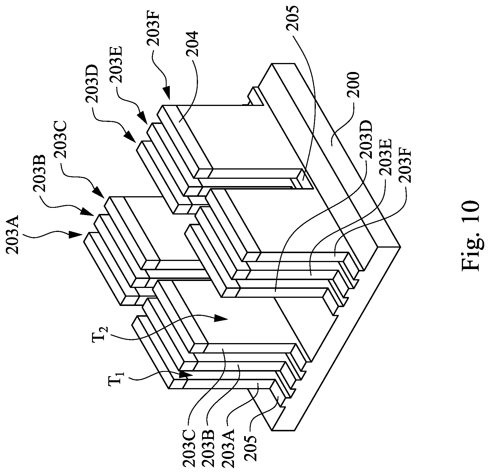 Patent US11784055 Figure 11 – Method of forming semiconductor device with fin isolation