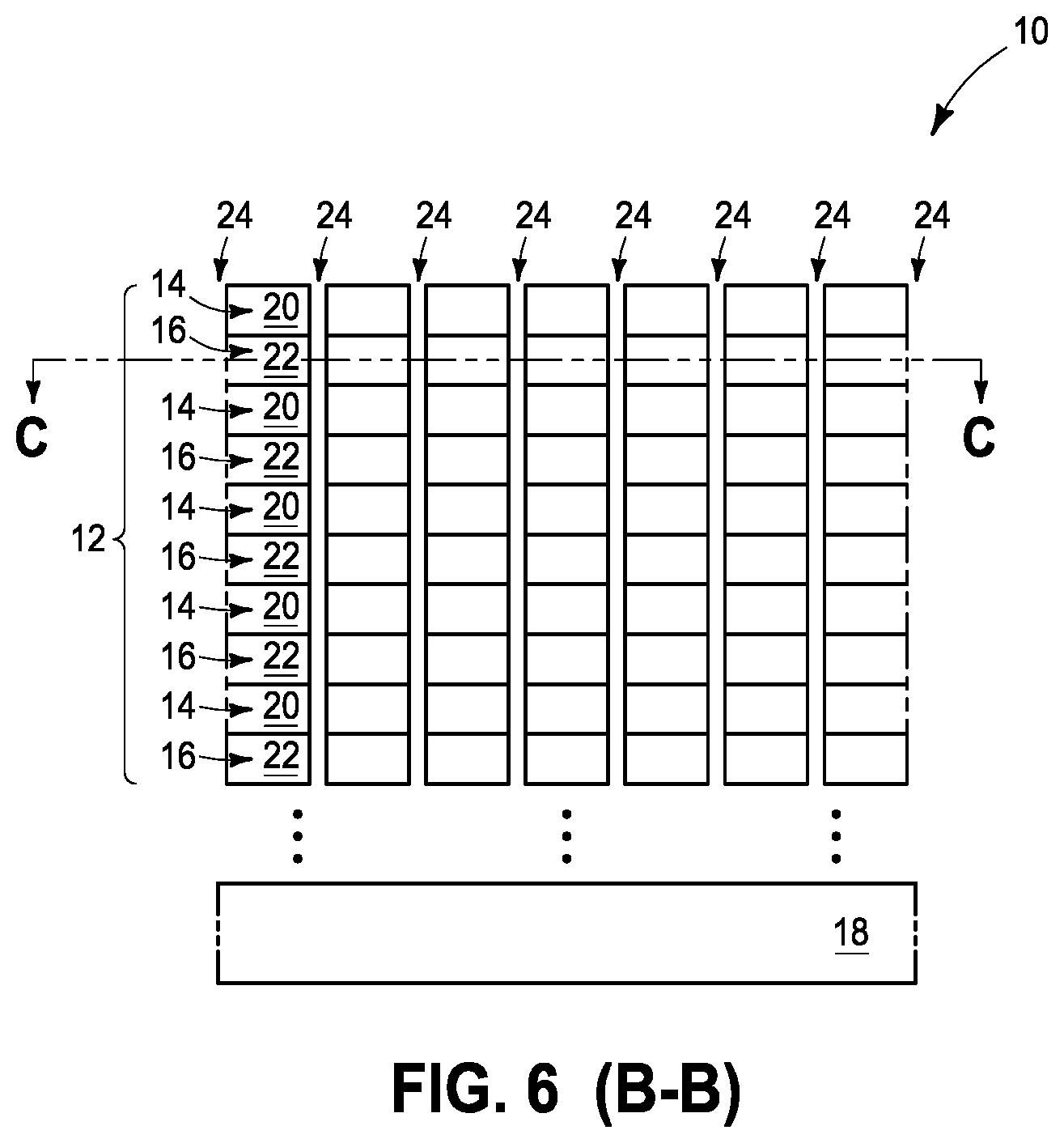 Patent US11784058 Figure 4 – Integrated structures, capacitors and methods of forming capacitors