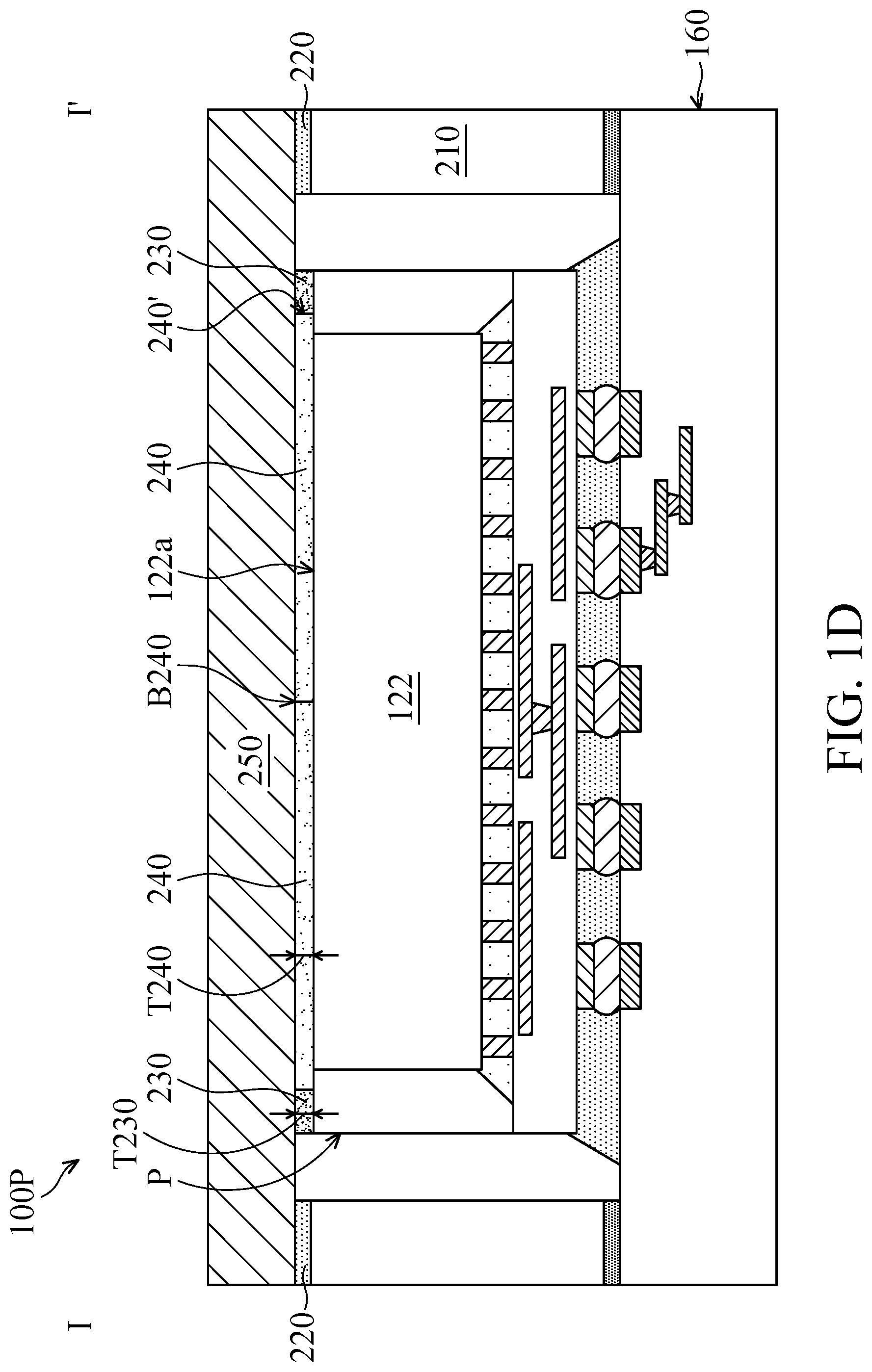Patent US11784061 Figure 6 – Chip package structure and method for forming the same