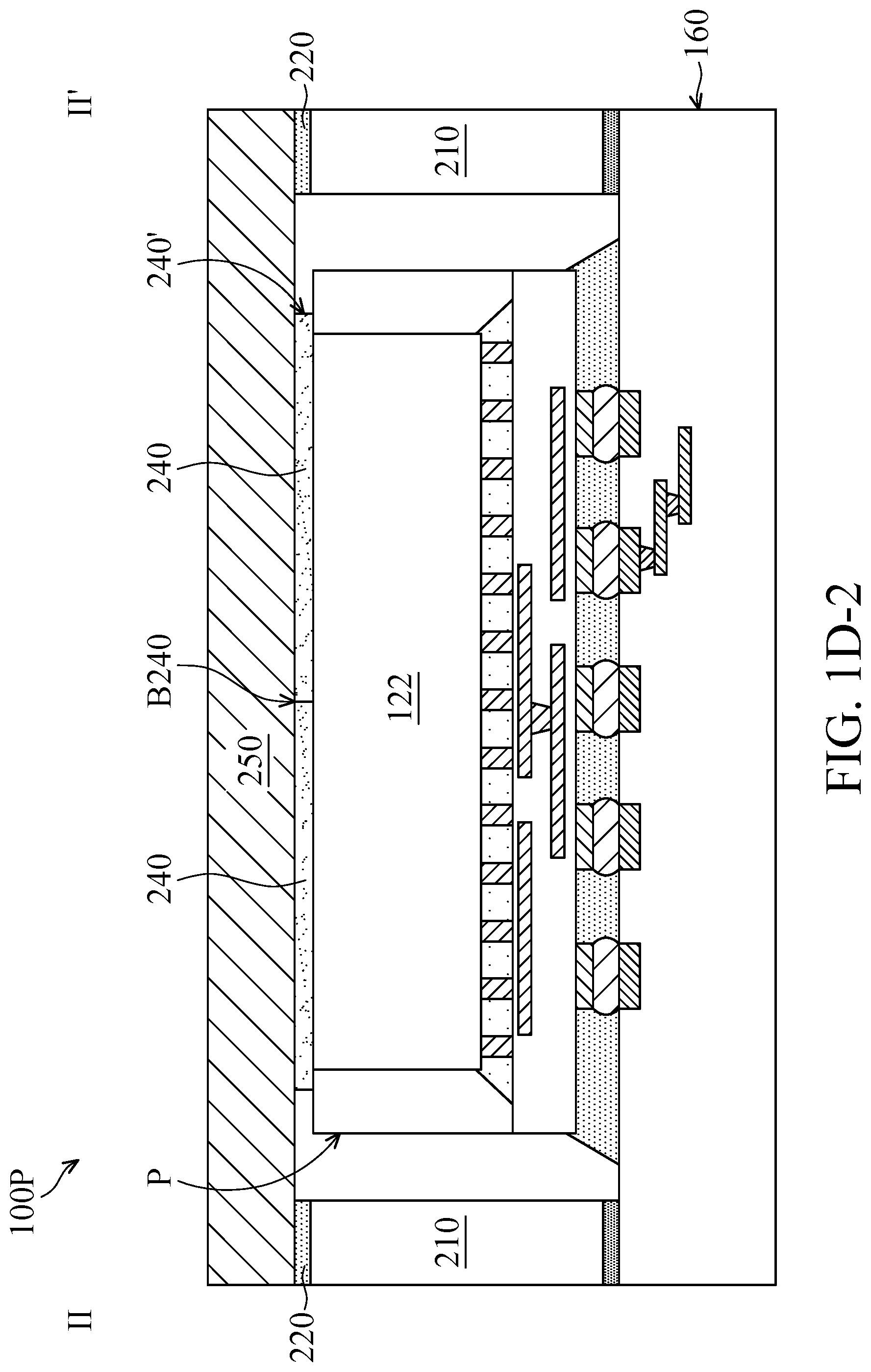 Patent US11784061 Figure 8 – Chip package structure and method for forming the same