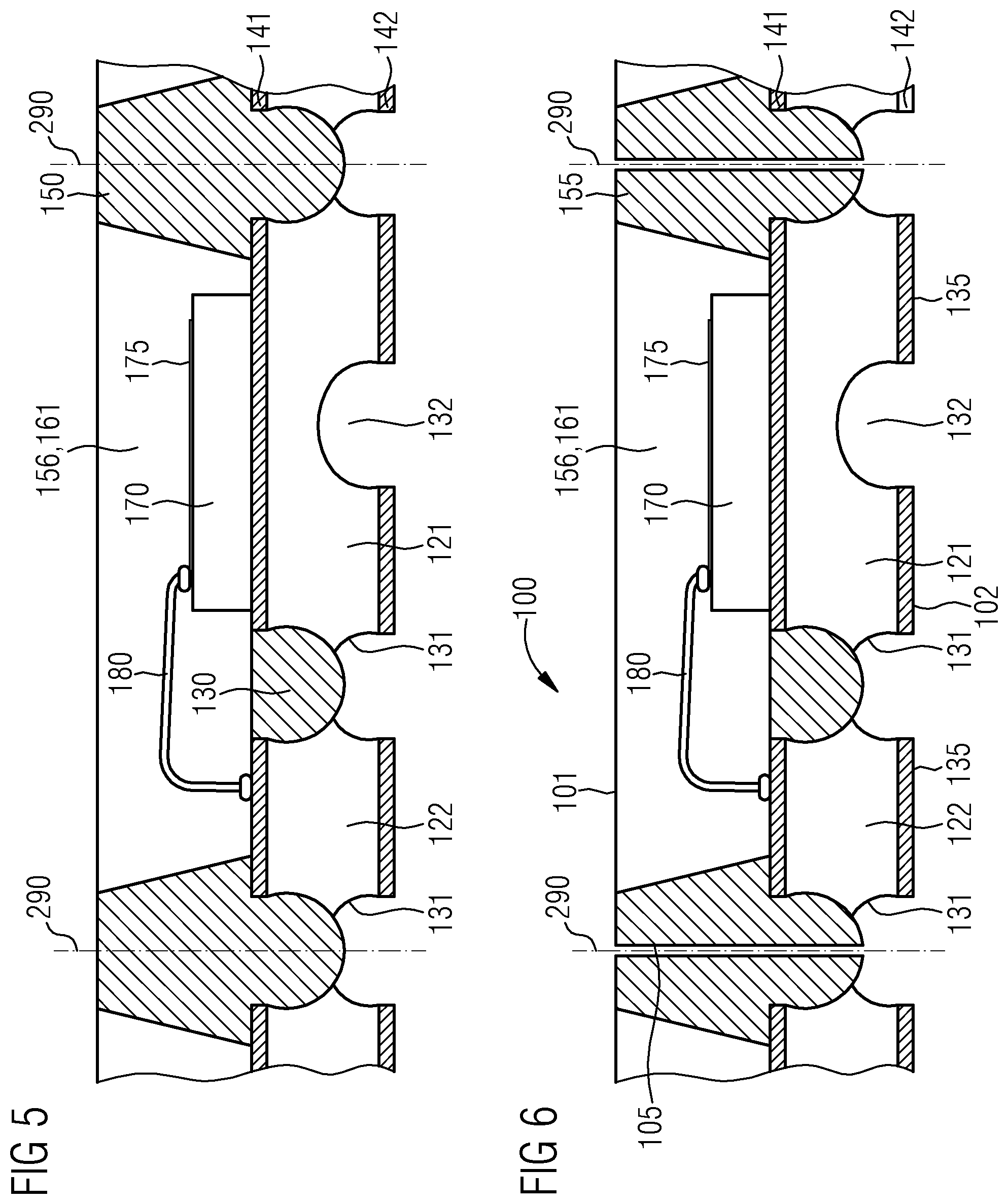 Patent US11784062 Figure 3 – Production of optoelectronic components