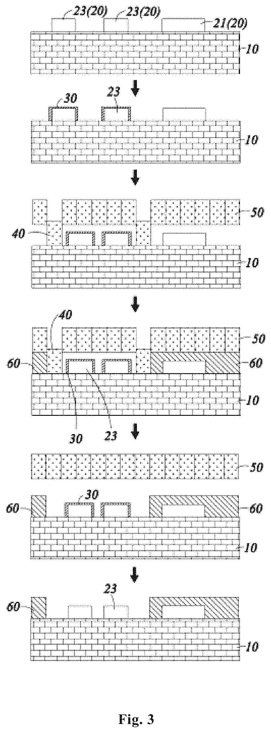 Patent US11784063 Figure 3 – Packaging method and packaging device for selectively encapsulating packaging structure