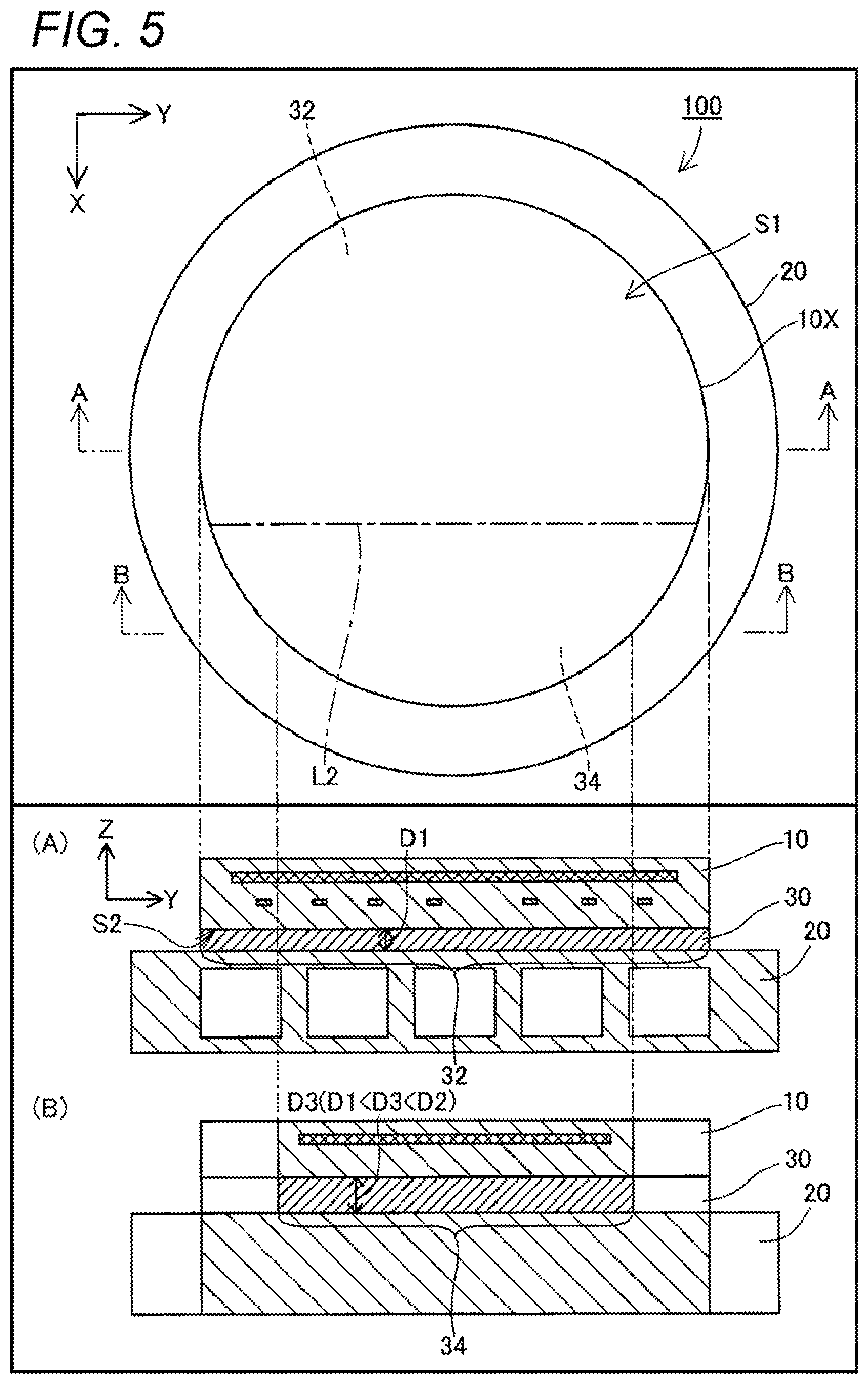 Patent US11784067 Figure 5 – Holding device and method for manufacturing holding device