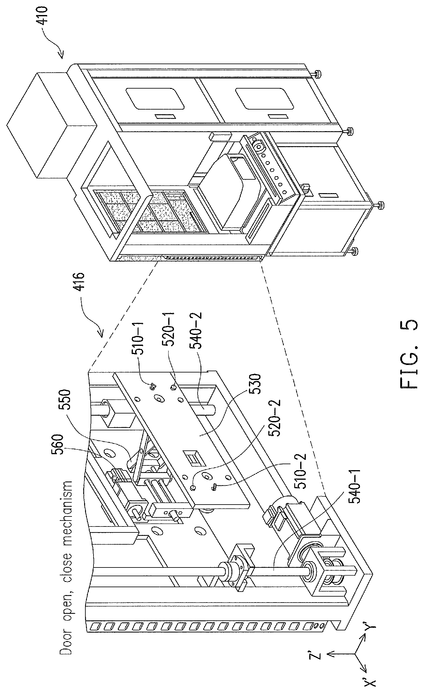 Patent US11784073 Figure 7 – Apparatus and method for handling wafer carrier doors
