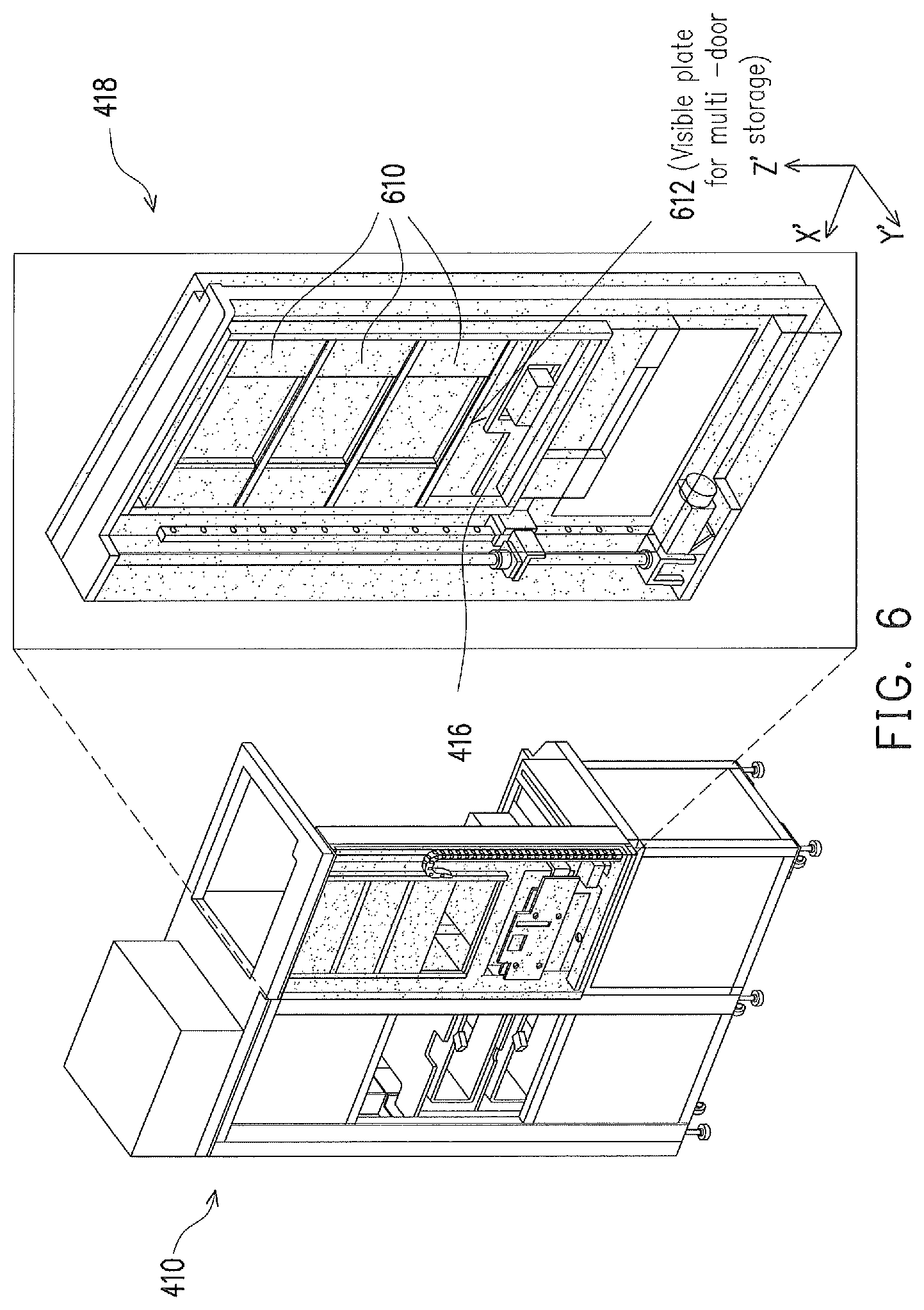 Patent US11784073 Figure 8 – Apparatus and method for handling wafer carrier doors