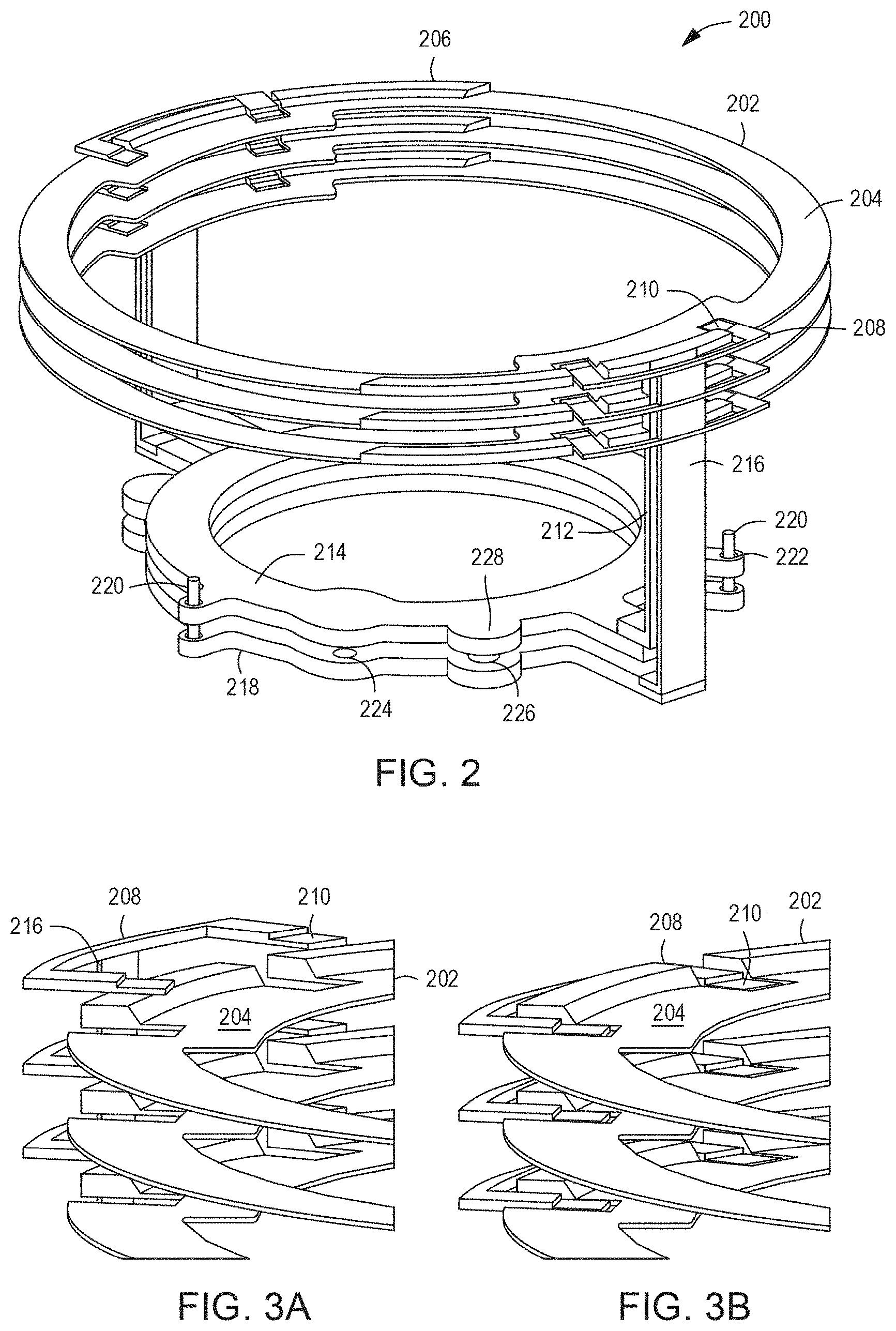 Patent US11784075 Figure 2 – Batch substrate support with warped substrate capability