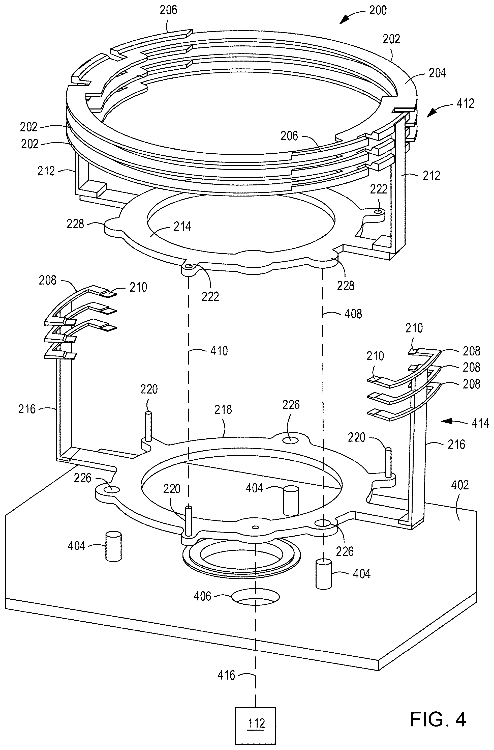 Patent US11784075 Figure 3 – Batch substrate support with warped substrate capability
