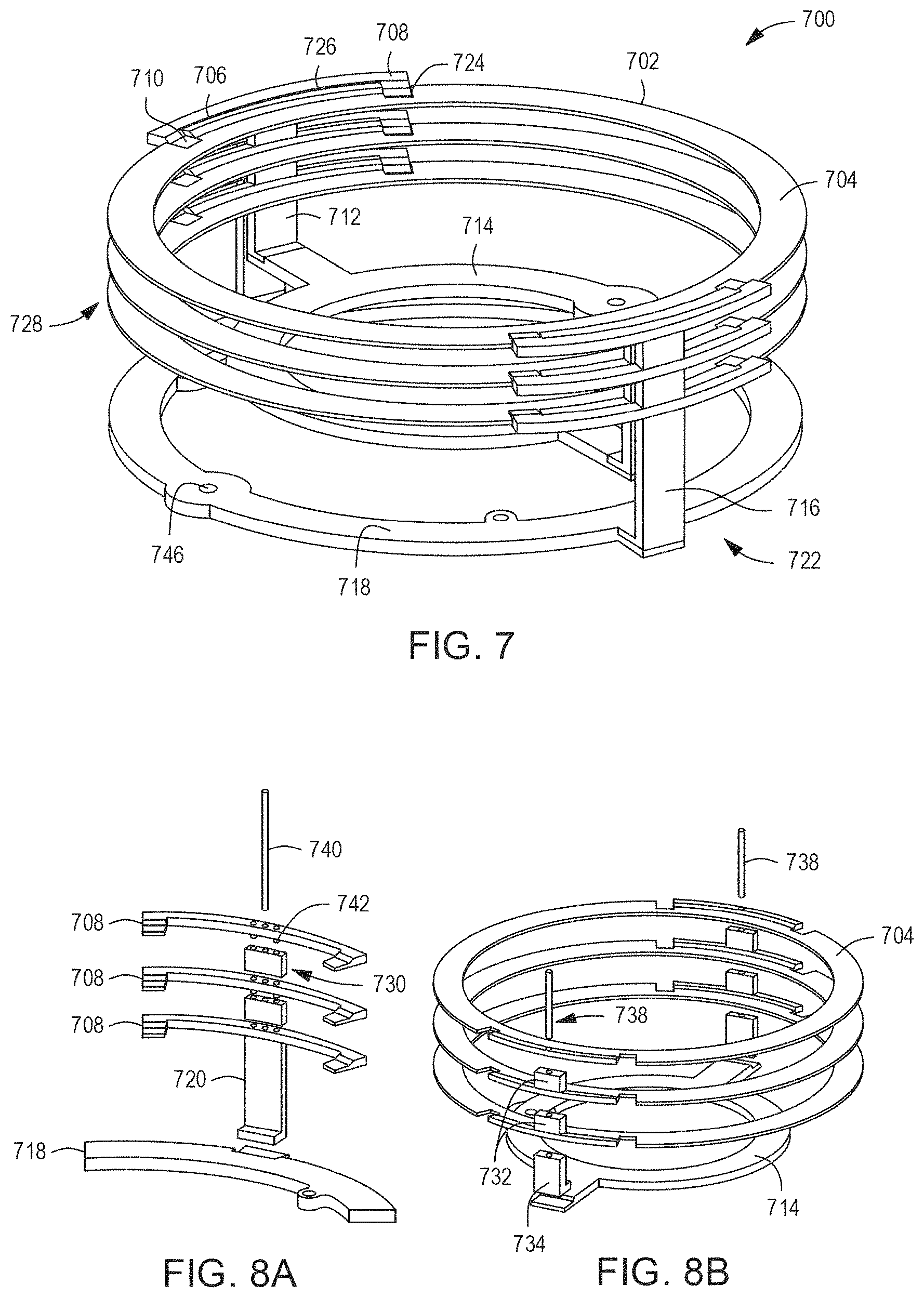Patent US11784075 Figure 6 – Batch substrate support with warped substrate capability