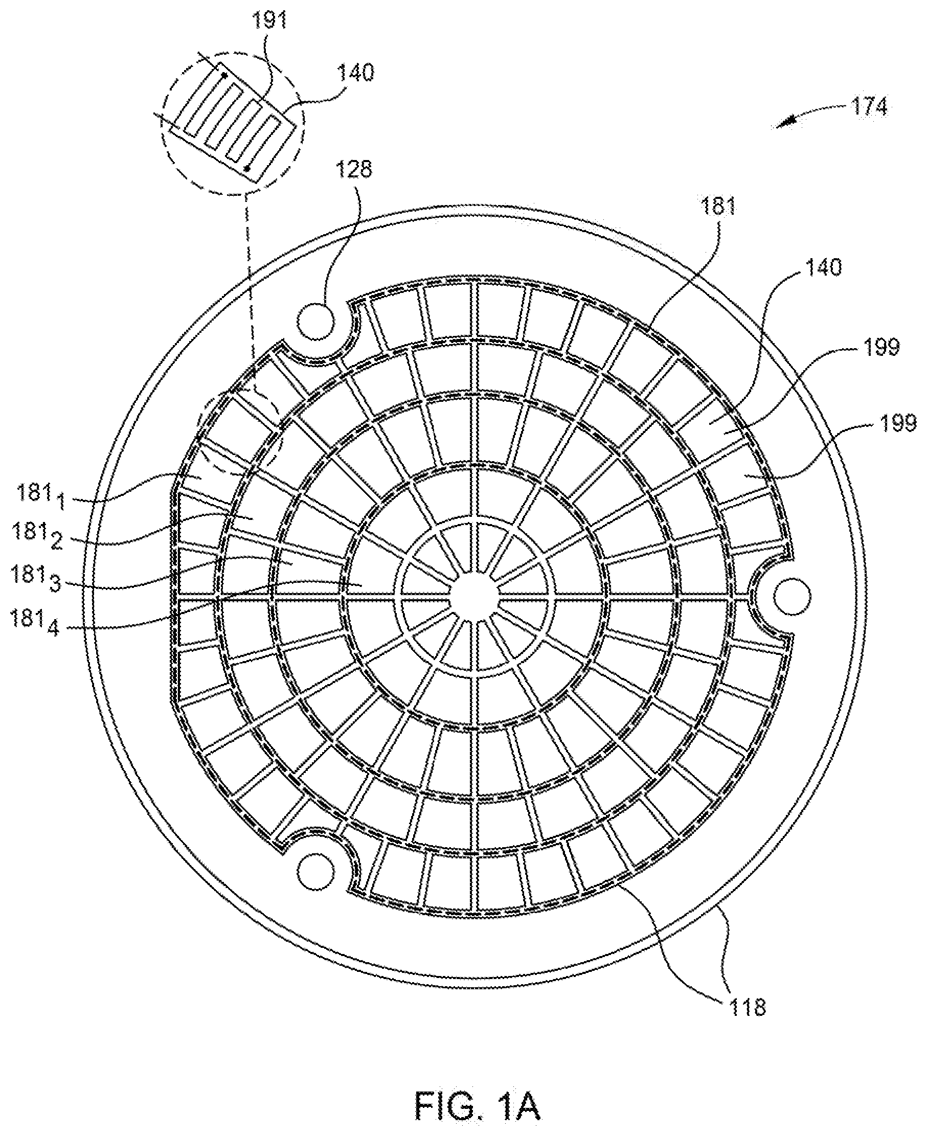 Patent US11784080 Figure 2 – High temperature micro-zone electrostatic chuck