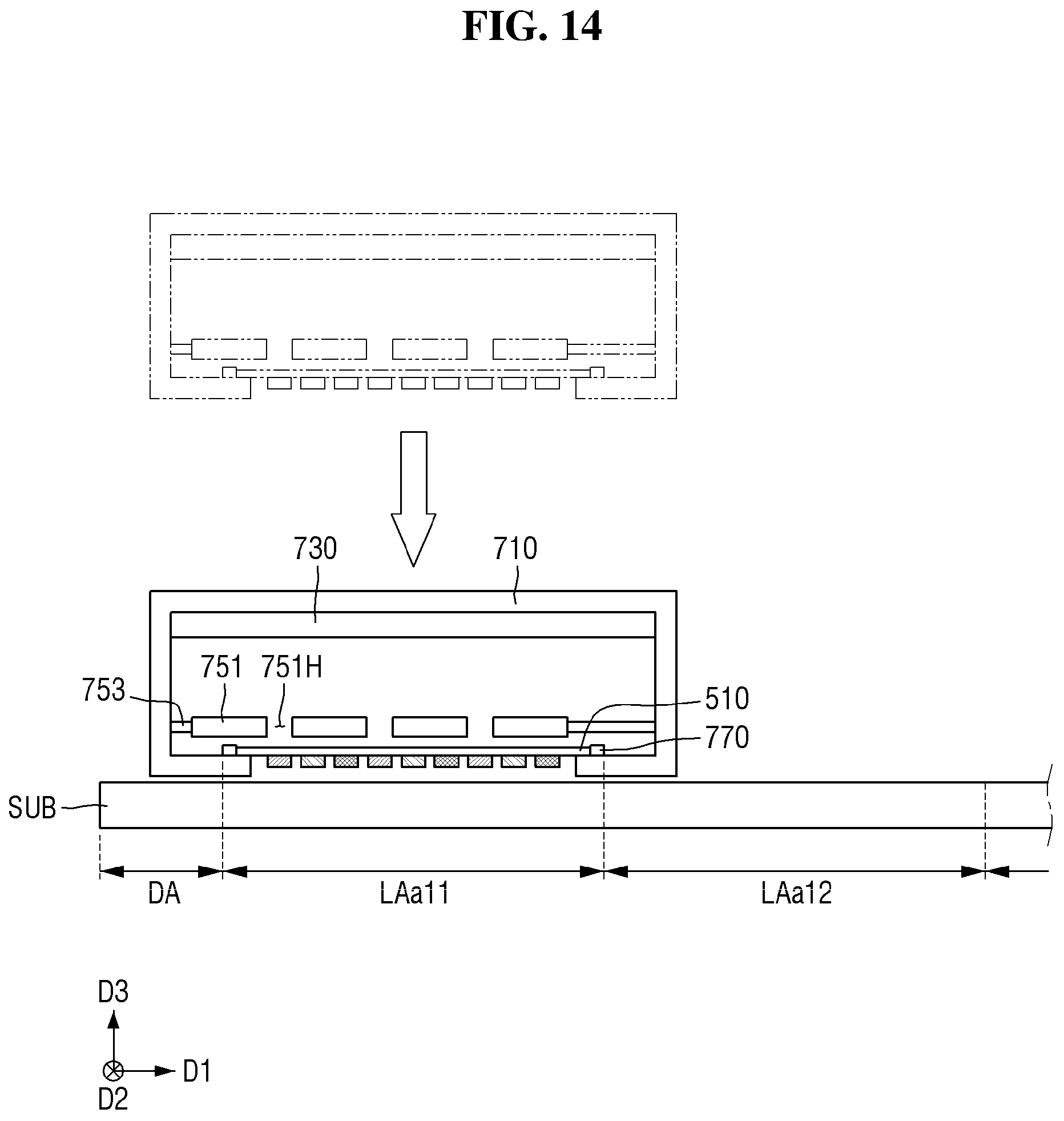 Patent US11784081 Figure 14 – Micro device transfer apparatus and method